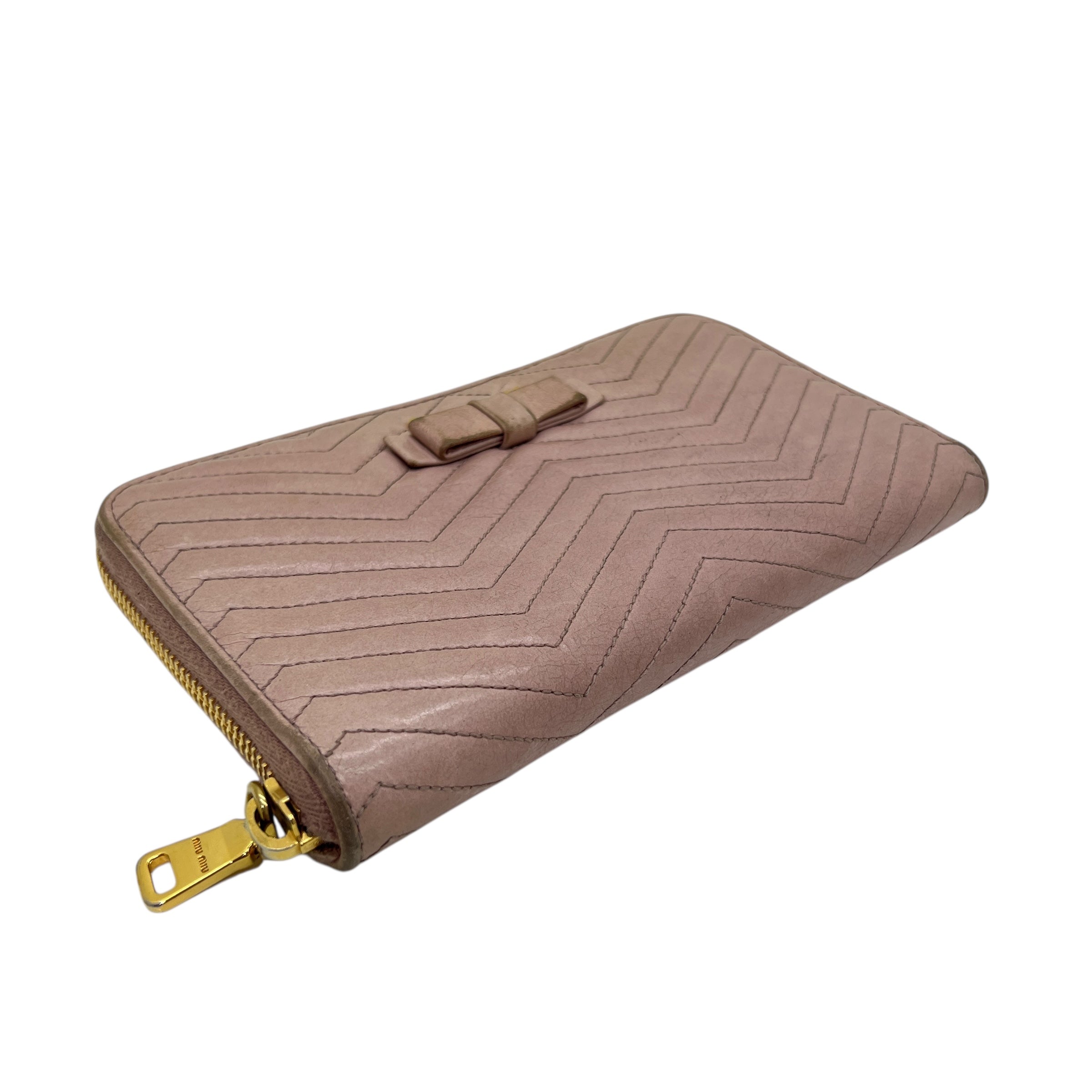 Portafoglio in pelle con zip