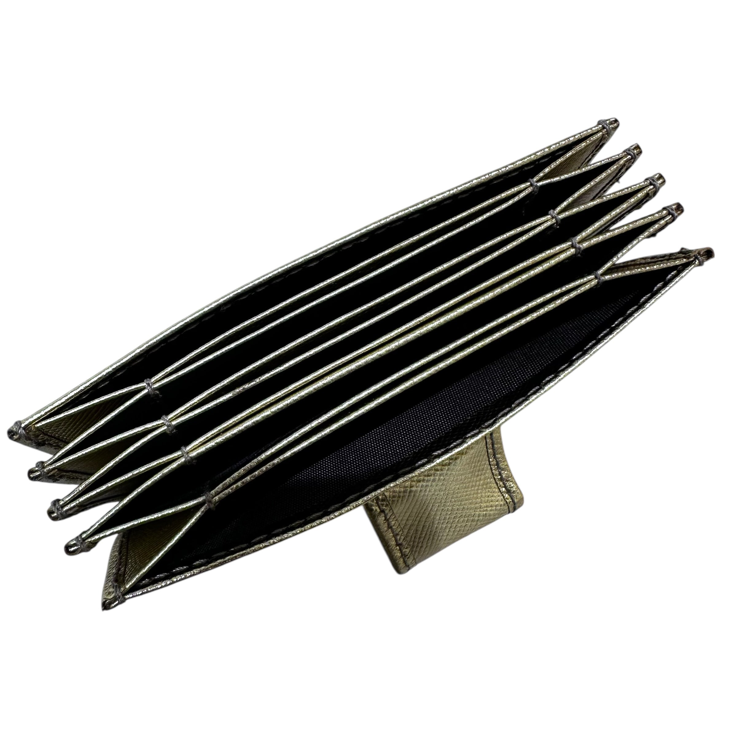 Portacarte in saffiano