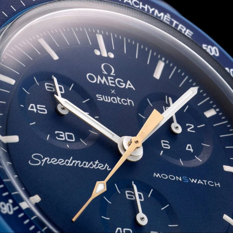 OMEGA X SWATCH MOONSHINE GOLD MOONSWATCH MISSION TO NEPTUNE EDIZIONE LIMITATA