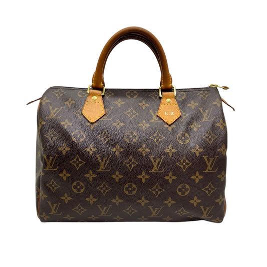 LOUIS VUITTON SPEEDY 30 (iniziali E.R)