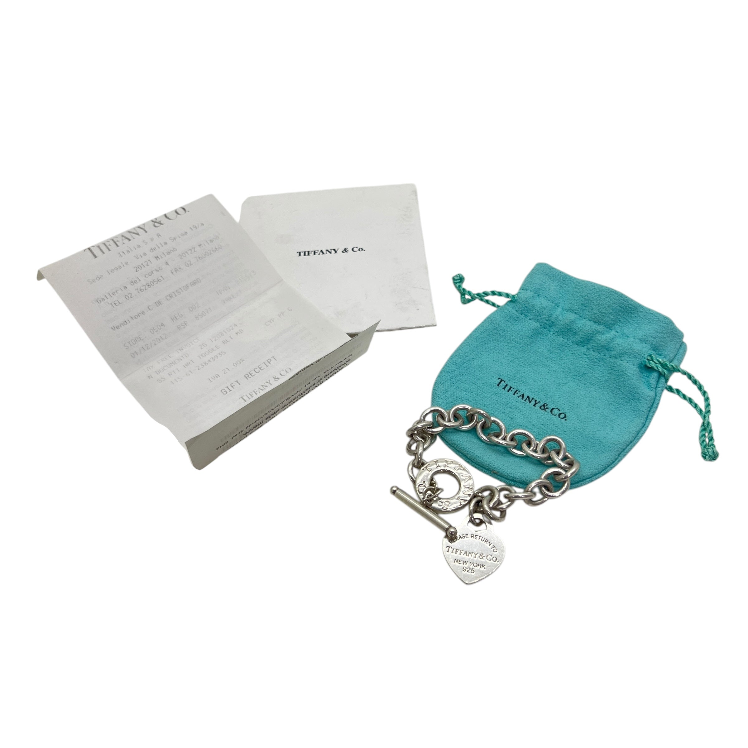 Bracciale Heart Tag con chiusura Toggle (personalizzato Cecilia)