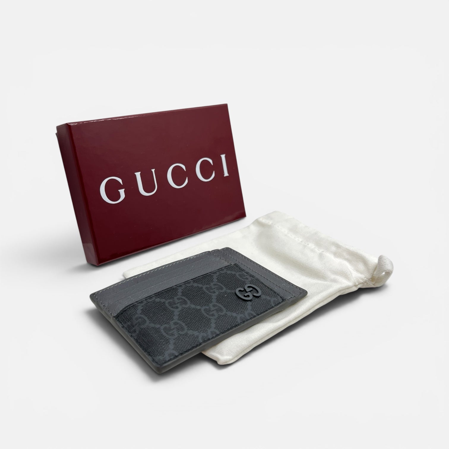 Portacarte GG Grey Trim