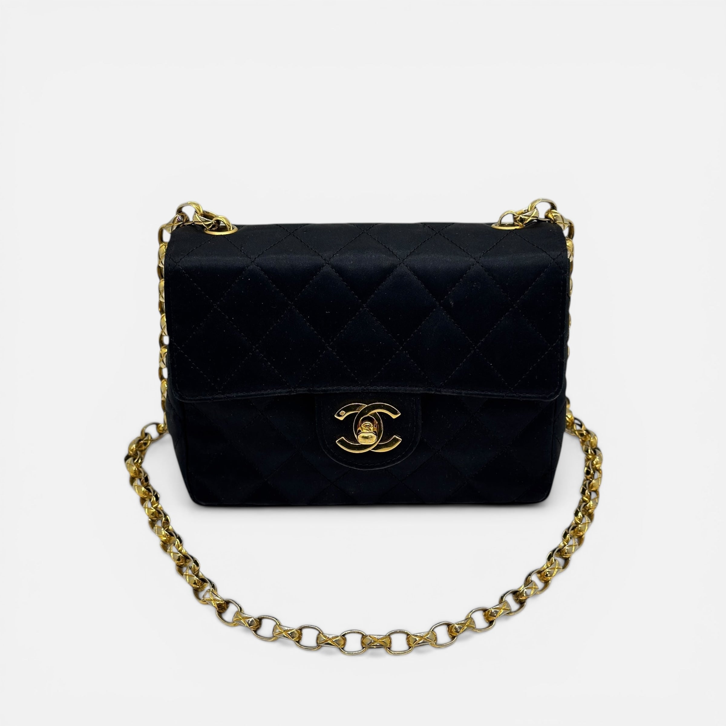Borsa Classica mini vintage in raso
