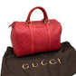 GUCCI BOSTON BAG IN PELLE ROSSA