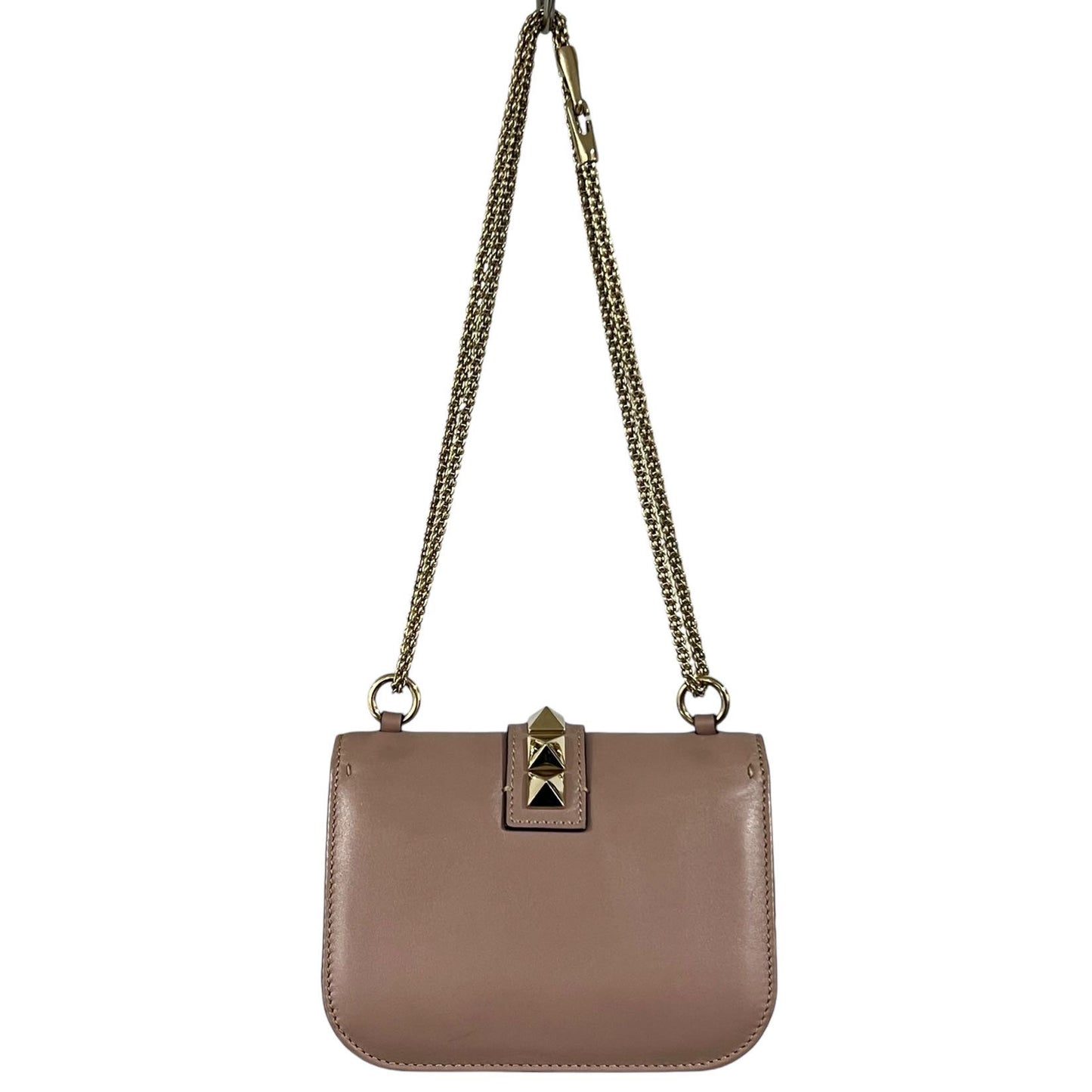 VALENTINO BORSA GLAM LOCK IN PELLE