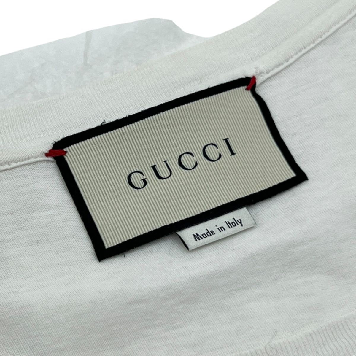 GUCCI TSHIRT VINTAGE LOGO DELAVE' TG M (VESTE L)