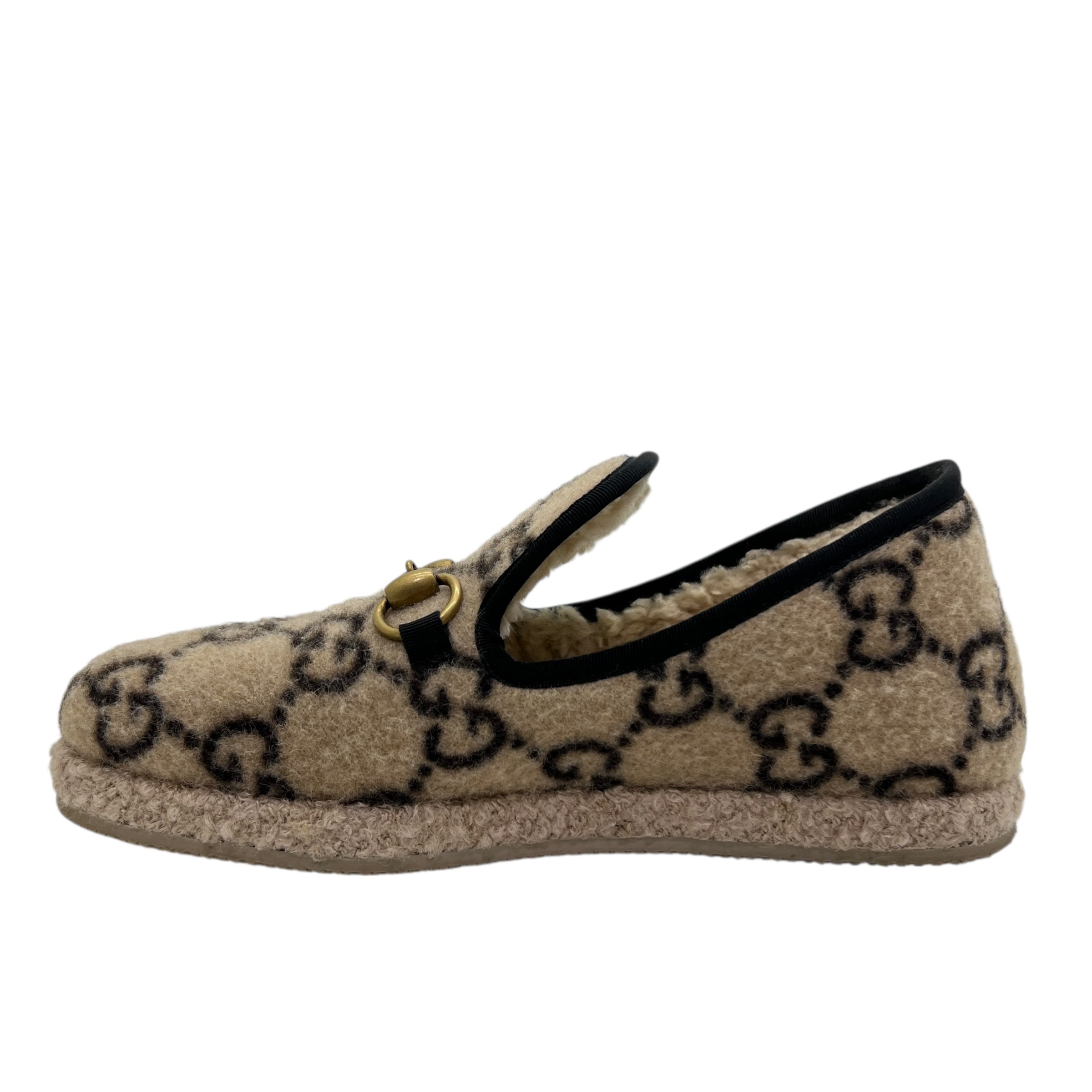 Mocassino Horsebit in lana taglia 36