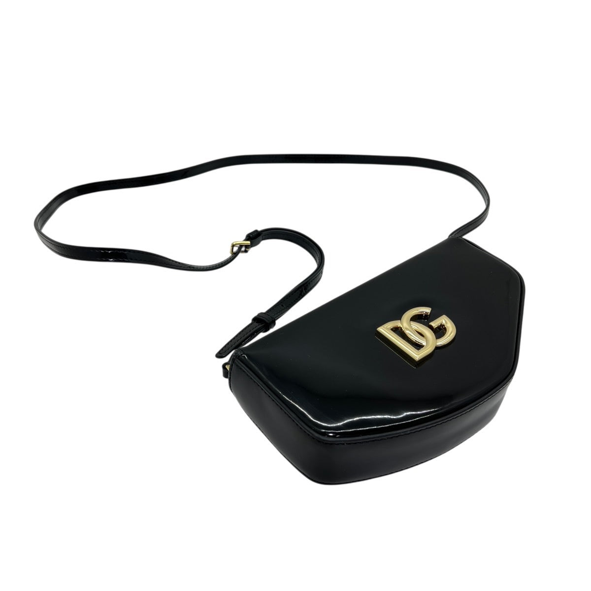 DOLCE & GABBANA MOON MINI BORSA A TRACOLLA IN VERNICE