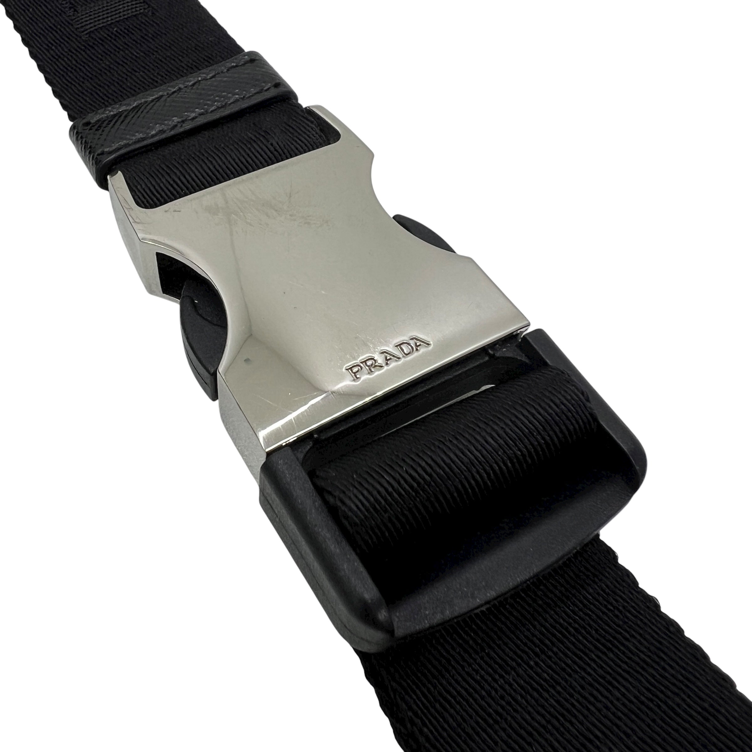 Borsa con tracolla in Re-Nylon e Saffiano