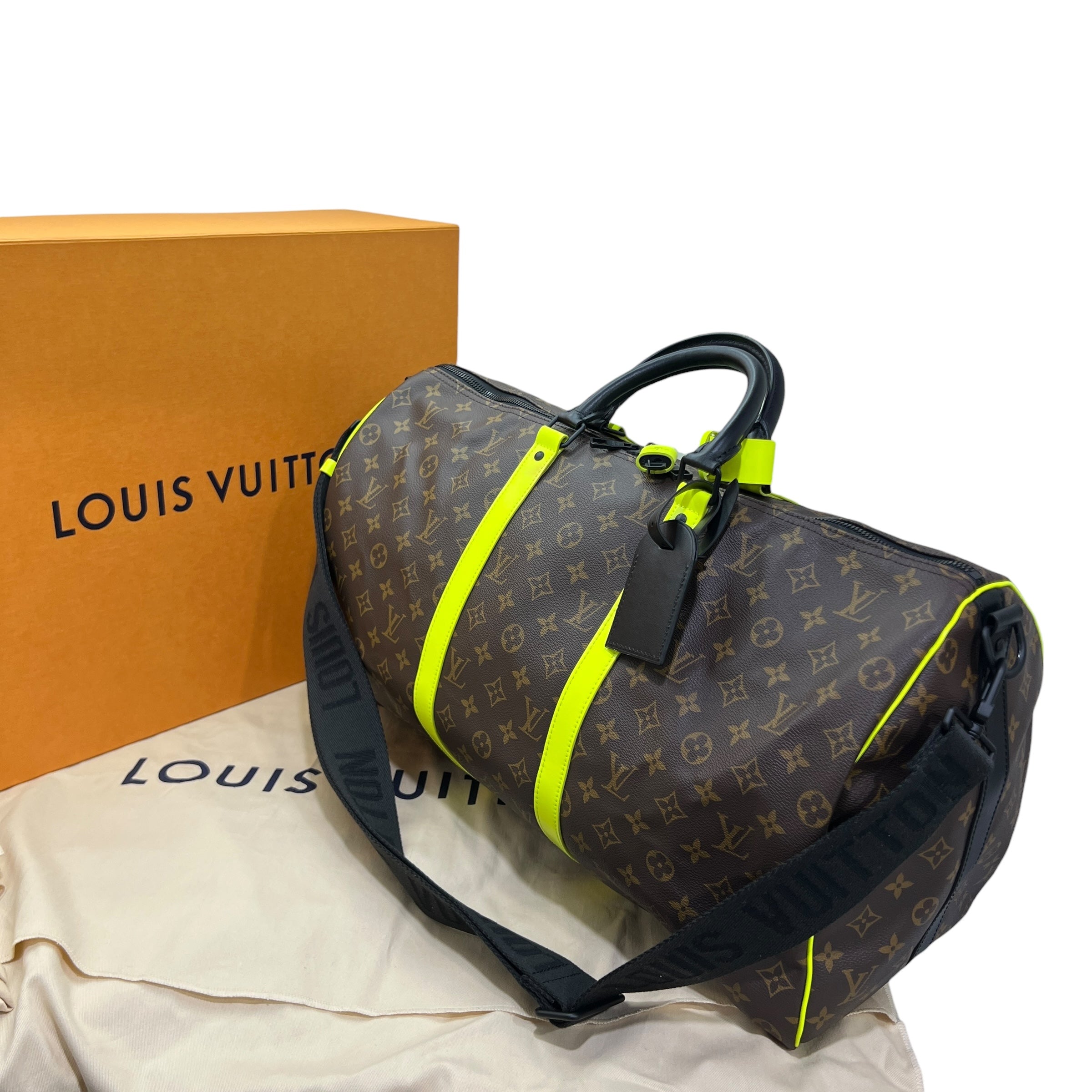 Keepall 50 Bandolière Fluo Yellow