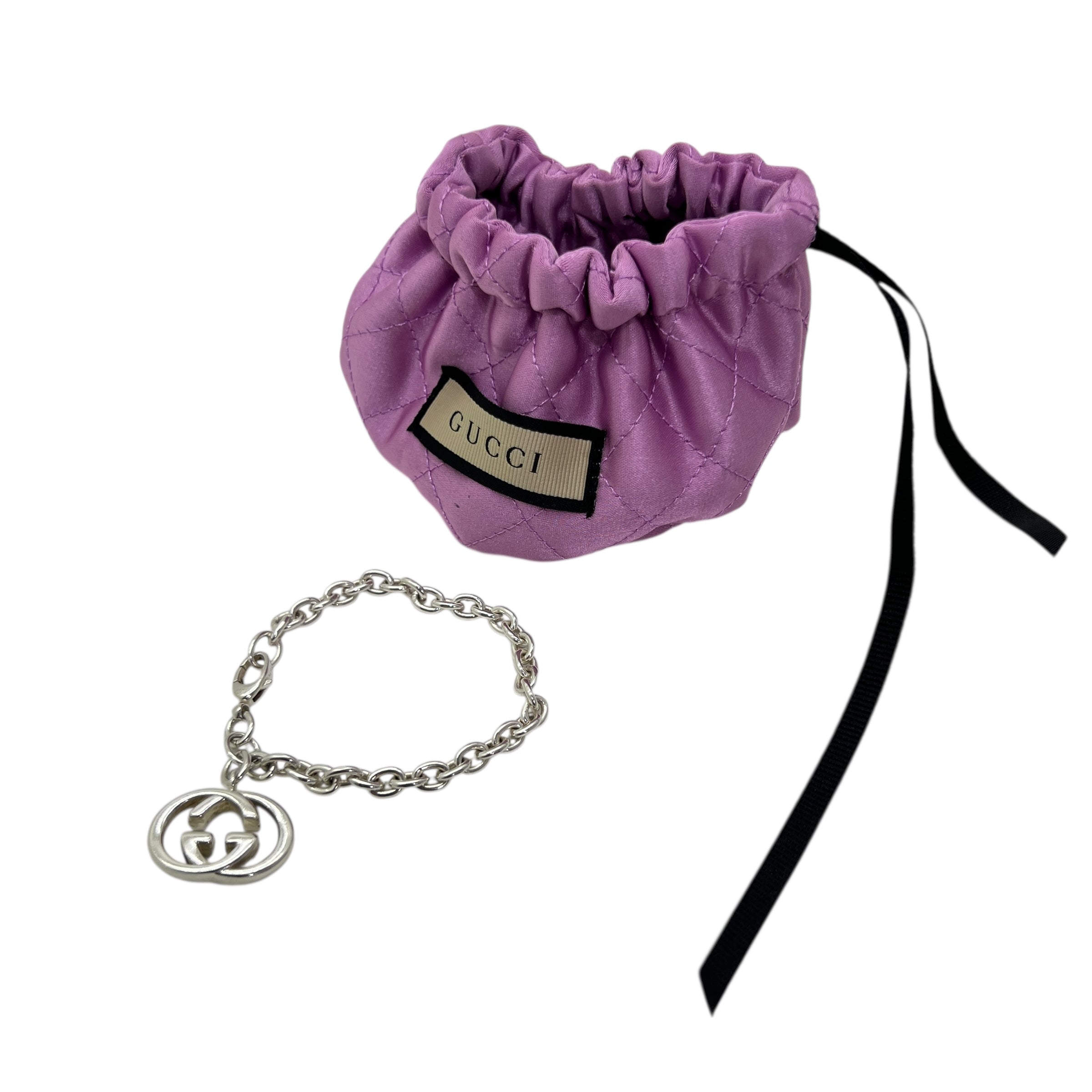 Bracciale Interlocking GG in argento