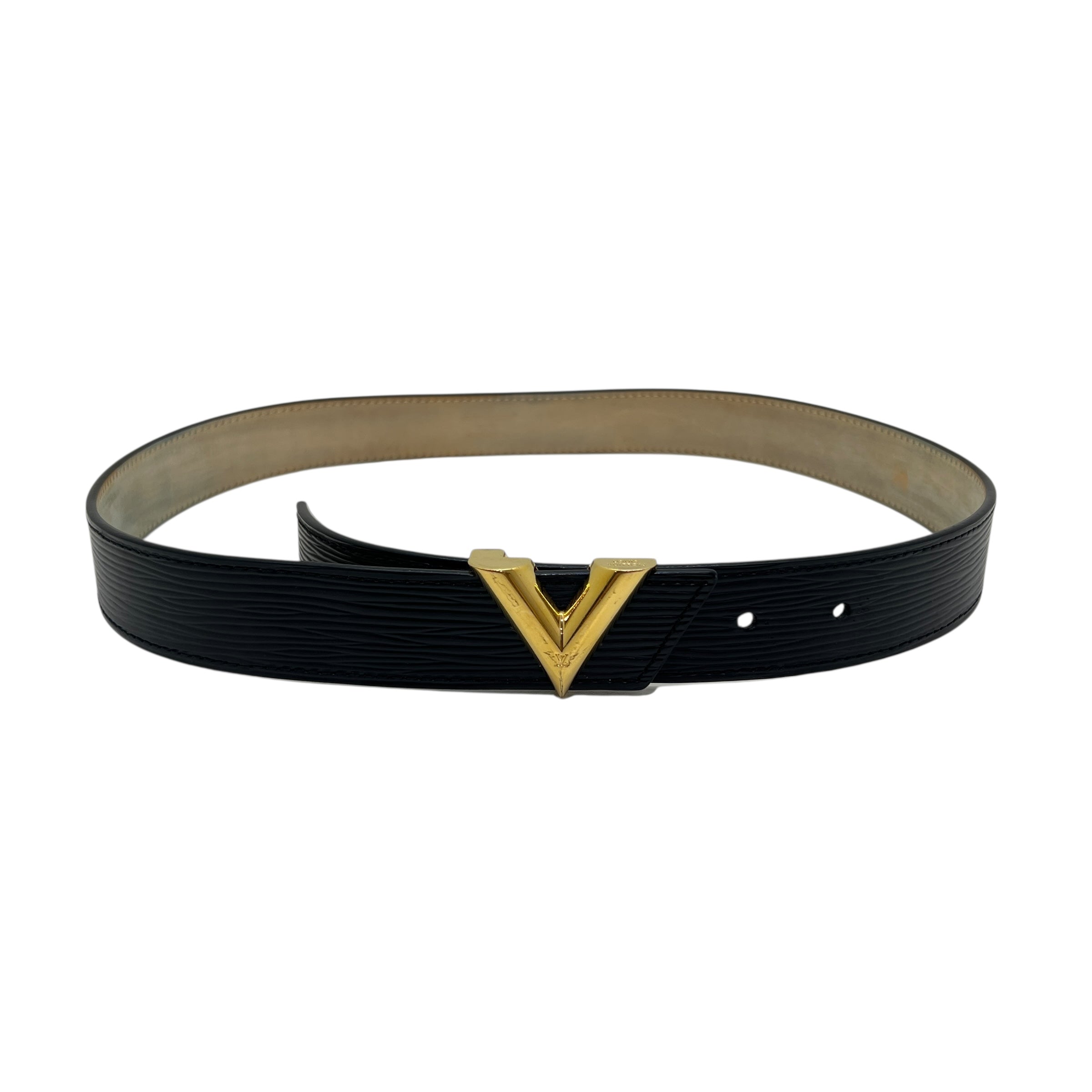 Essential V cintura in pelle Epi