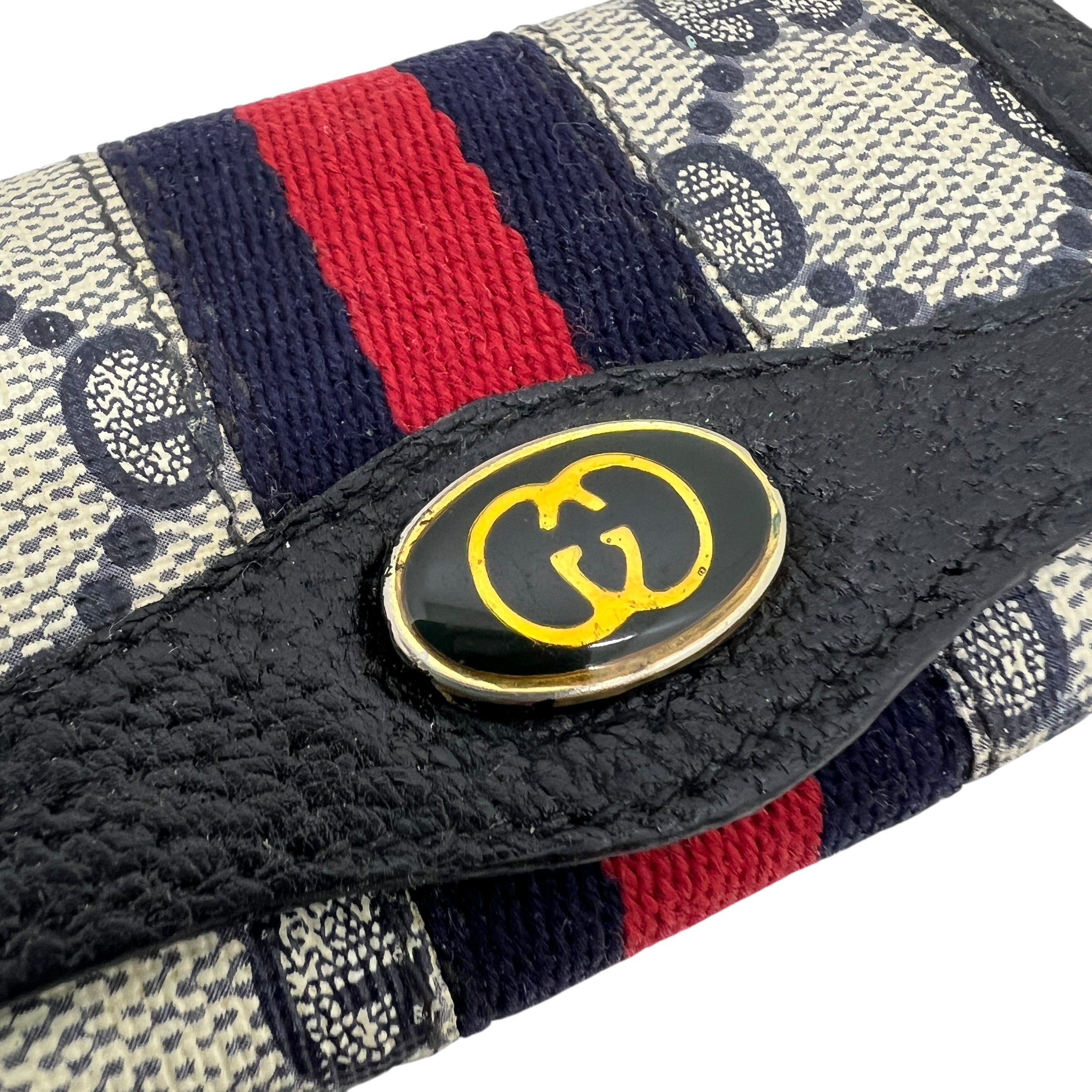 GUCCI PORTACHIAVI 5 GANCI VINTAGE GG SUPREME
