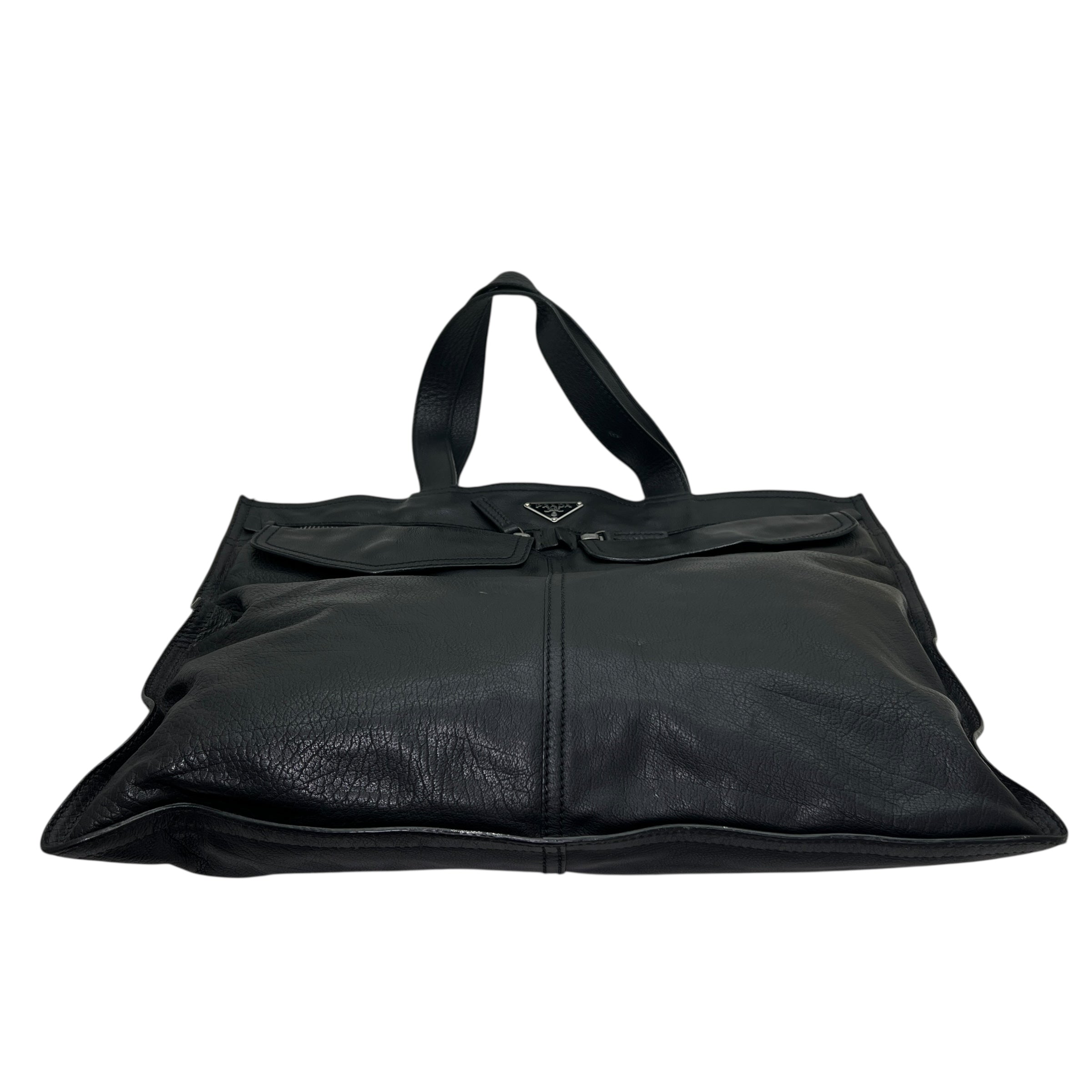 PRADA BORSA SHOPPING IN PELLE