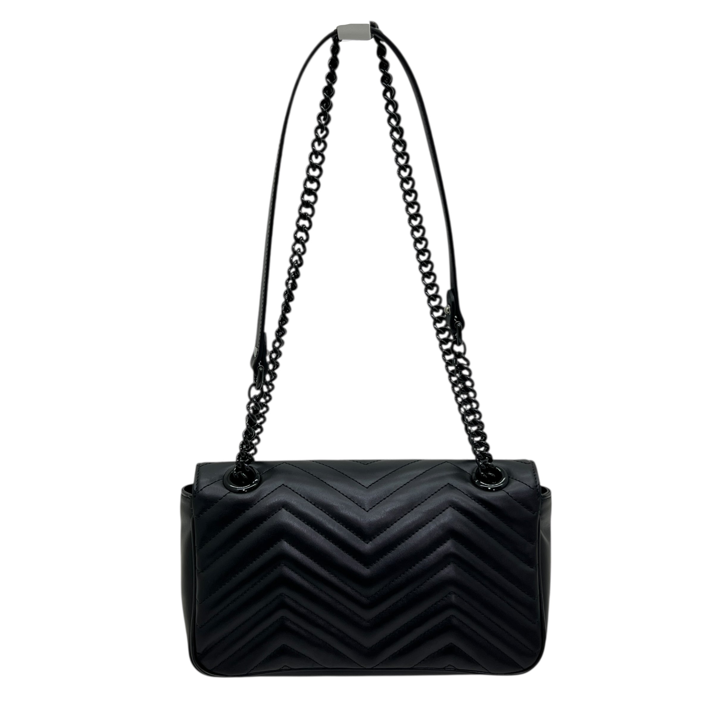 Borsa a spalla GG Marmont misura media