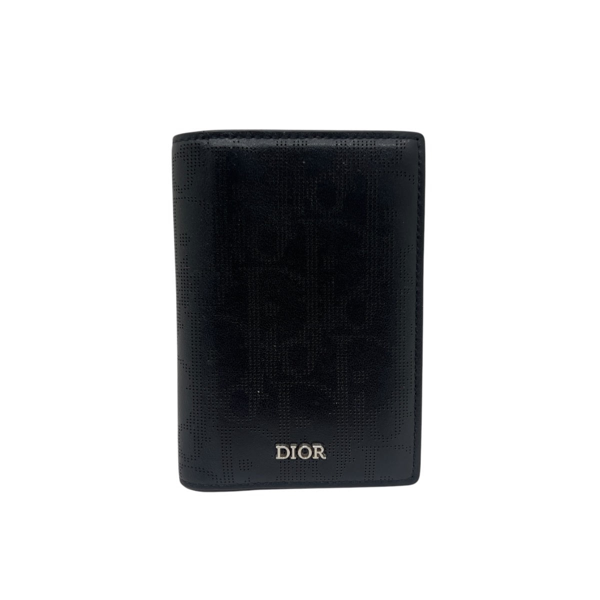 DIOR PORTACARTE BIFOLD VERTICALE IN PELLE GALAXY
