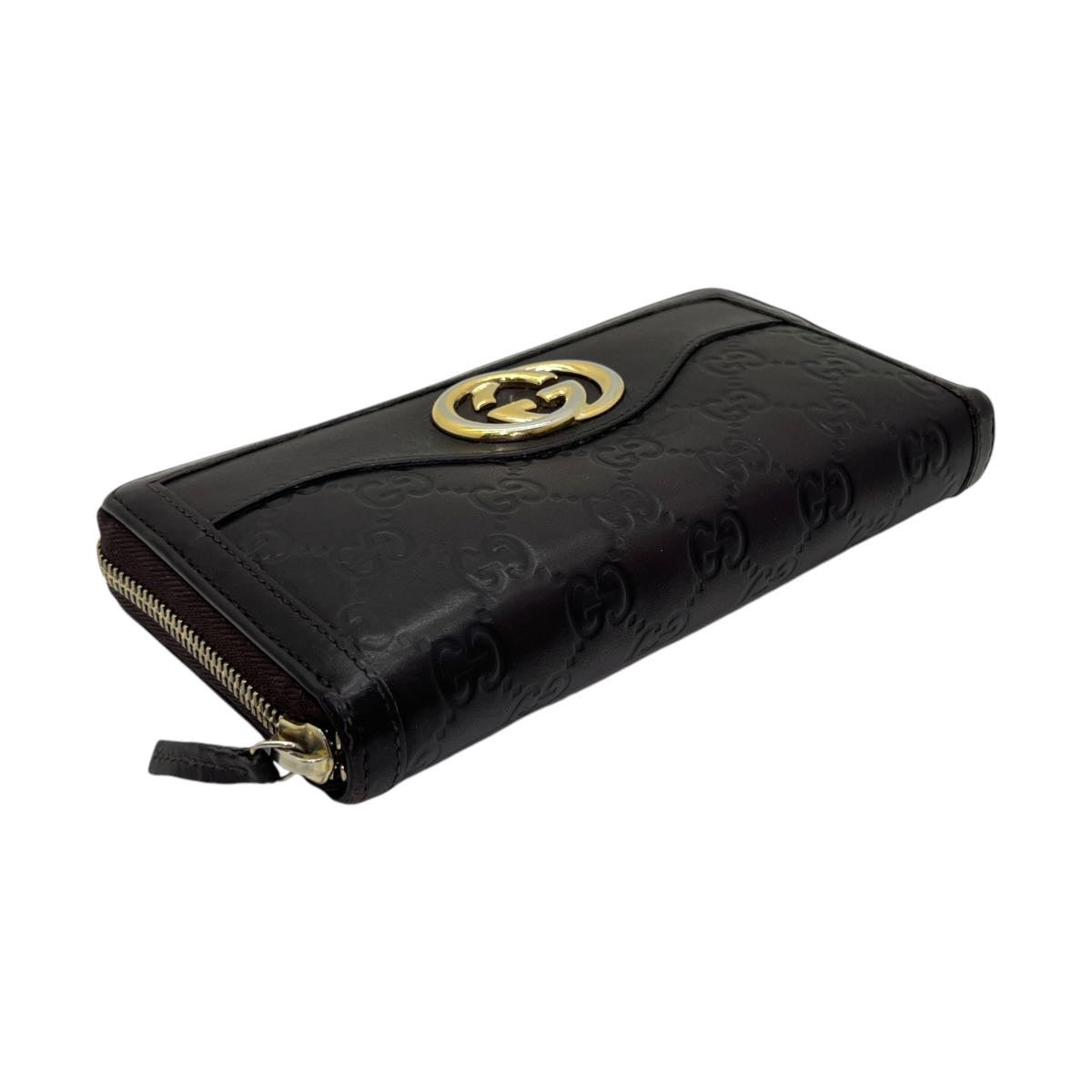 GUCCI PORTAFOGLIO VINTAGE IN PELLE MARRONE