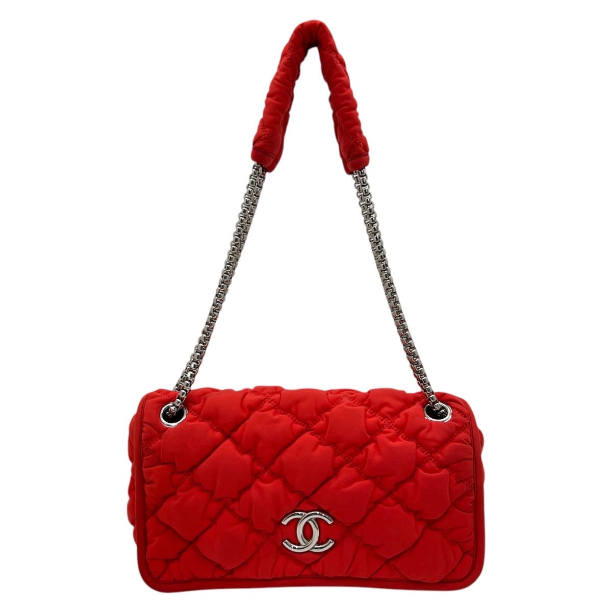 CHANEL BORSA SINGLE FLAP IN NYLON TRAPUNTATO