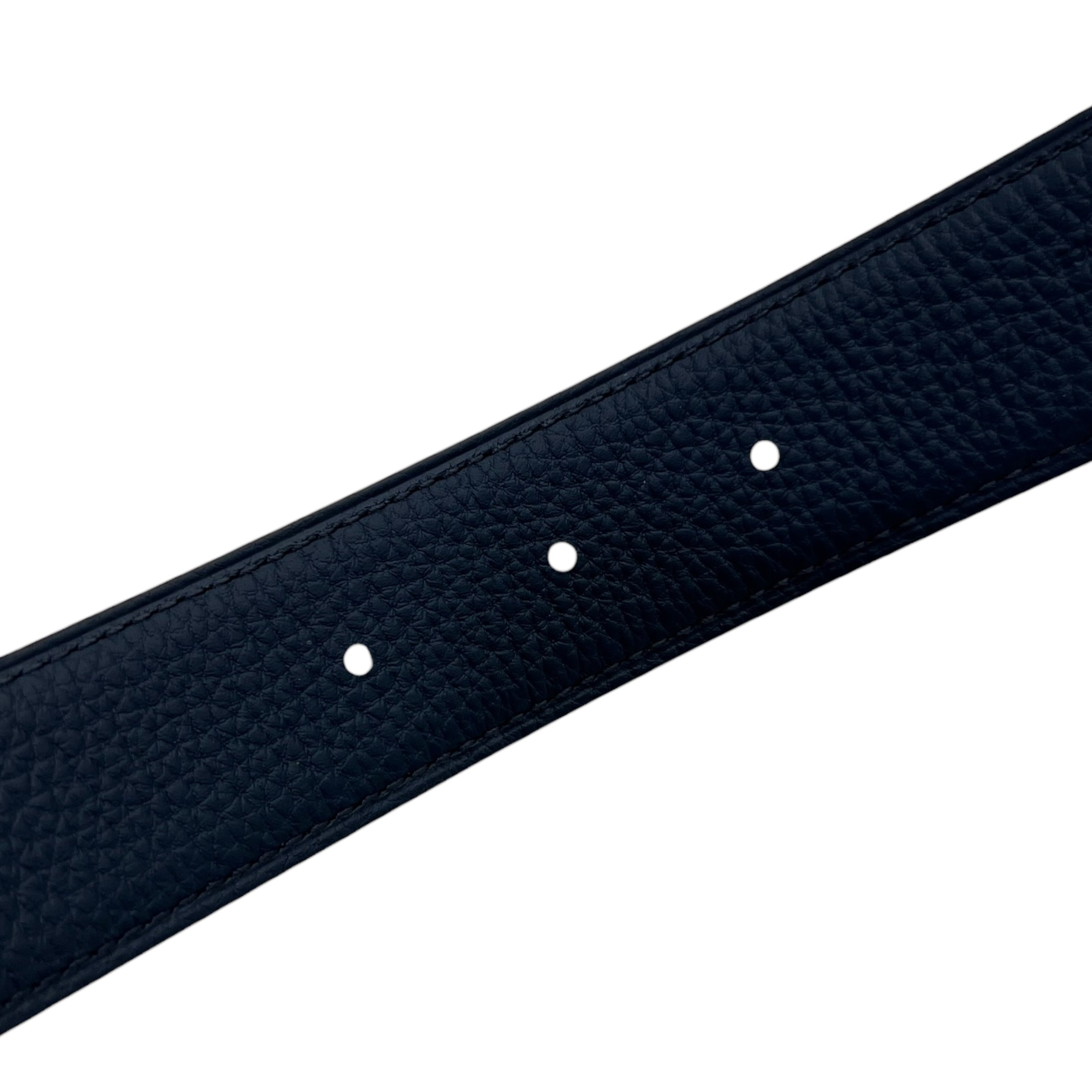 Fibbia da cintura Jumbo & Pelle reversibile per cintura 32 mm taglia 100