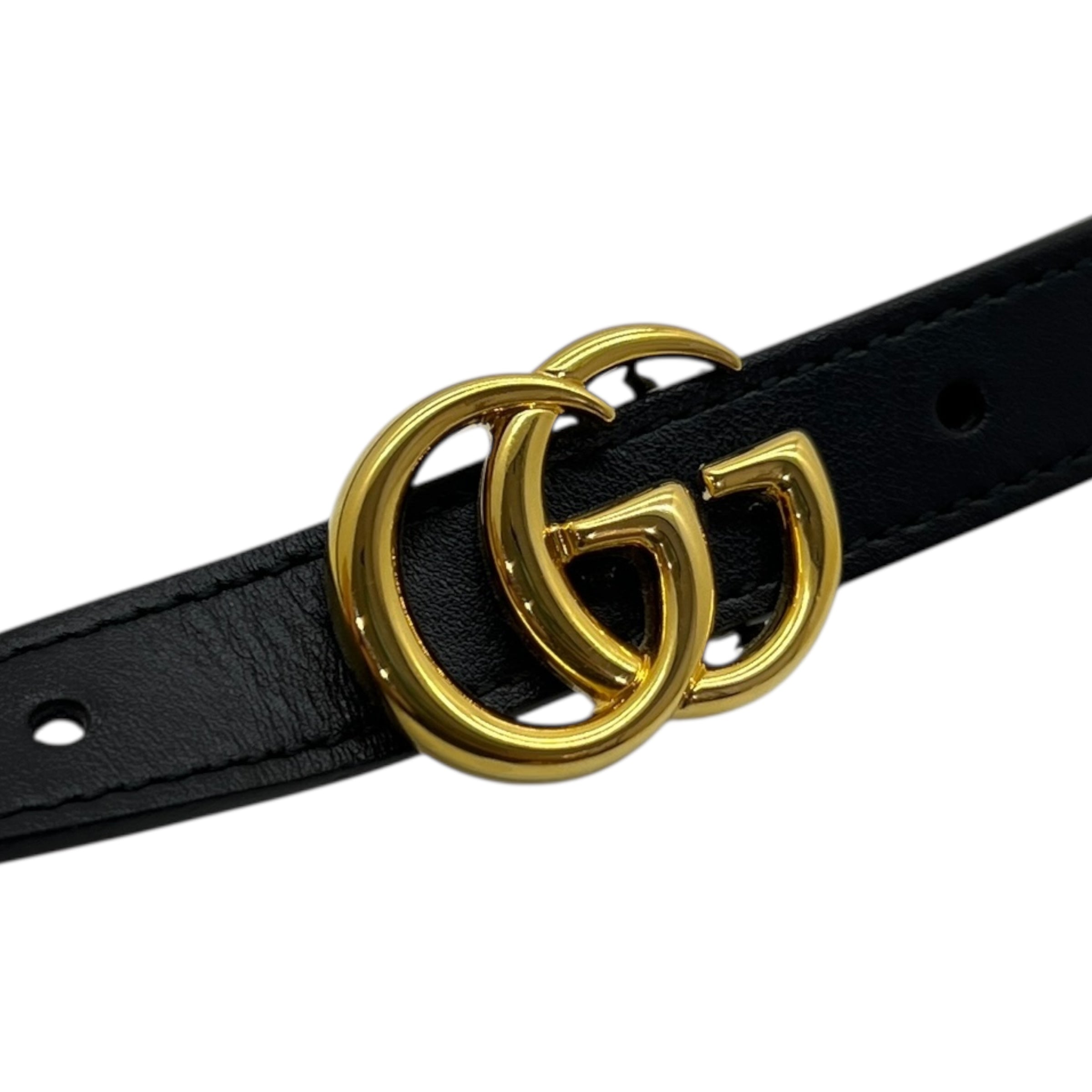 GUCCI CINTURA SOTTILE GG MARMONT TG 95