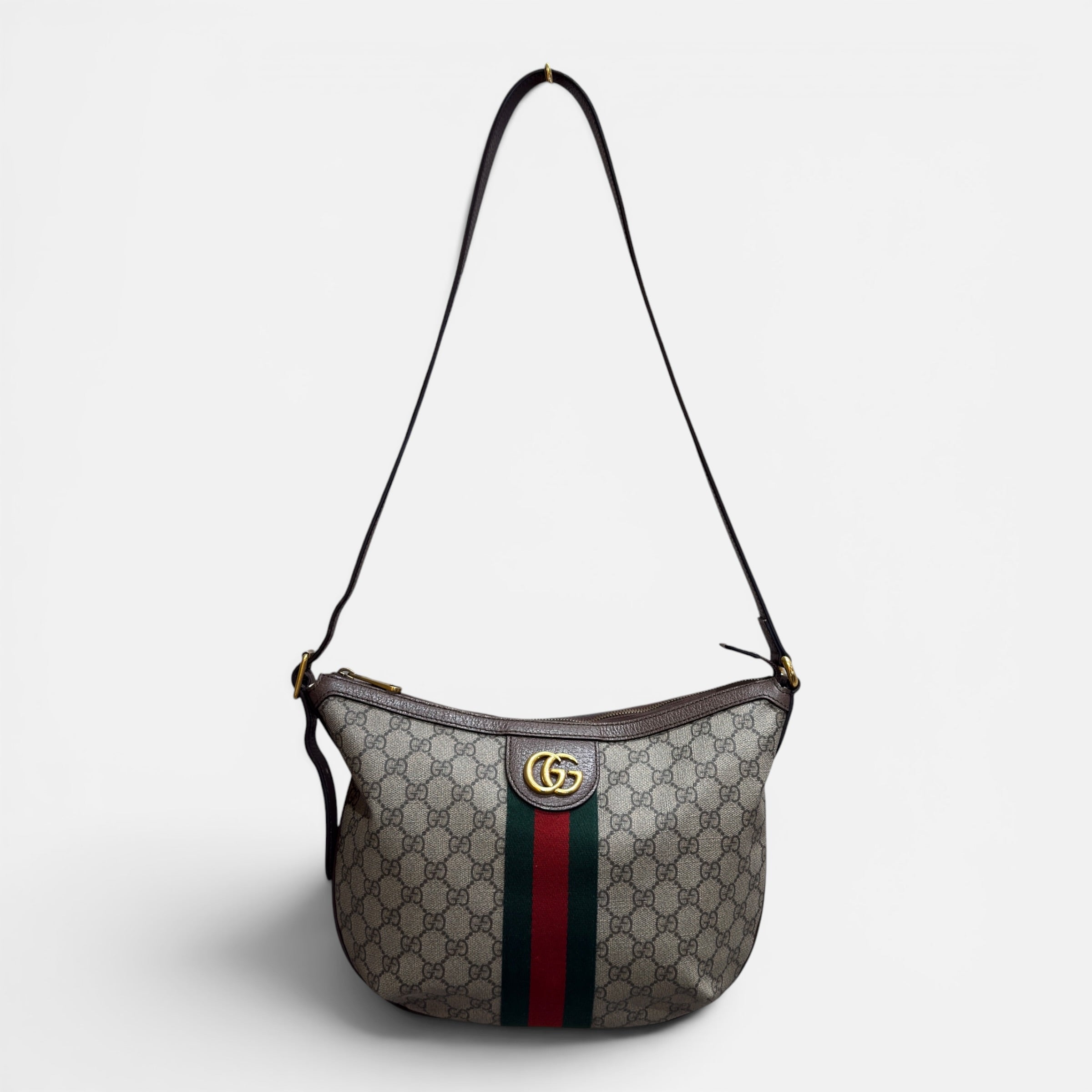 Borsa a tracolla Ophidia small GG Supreme