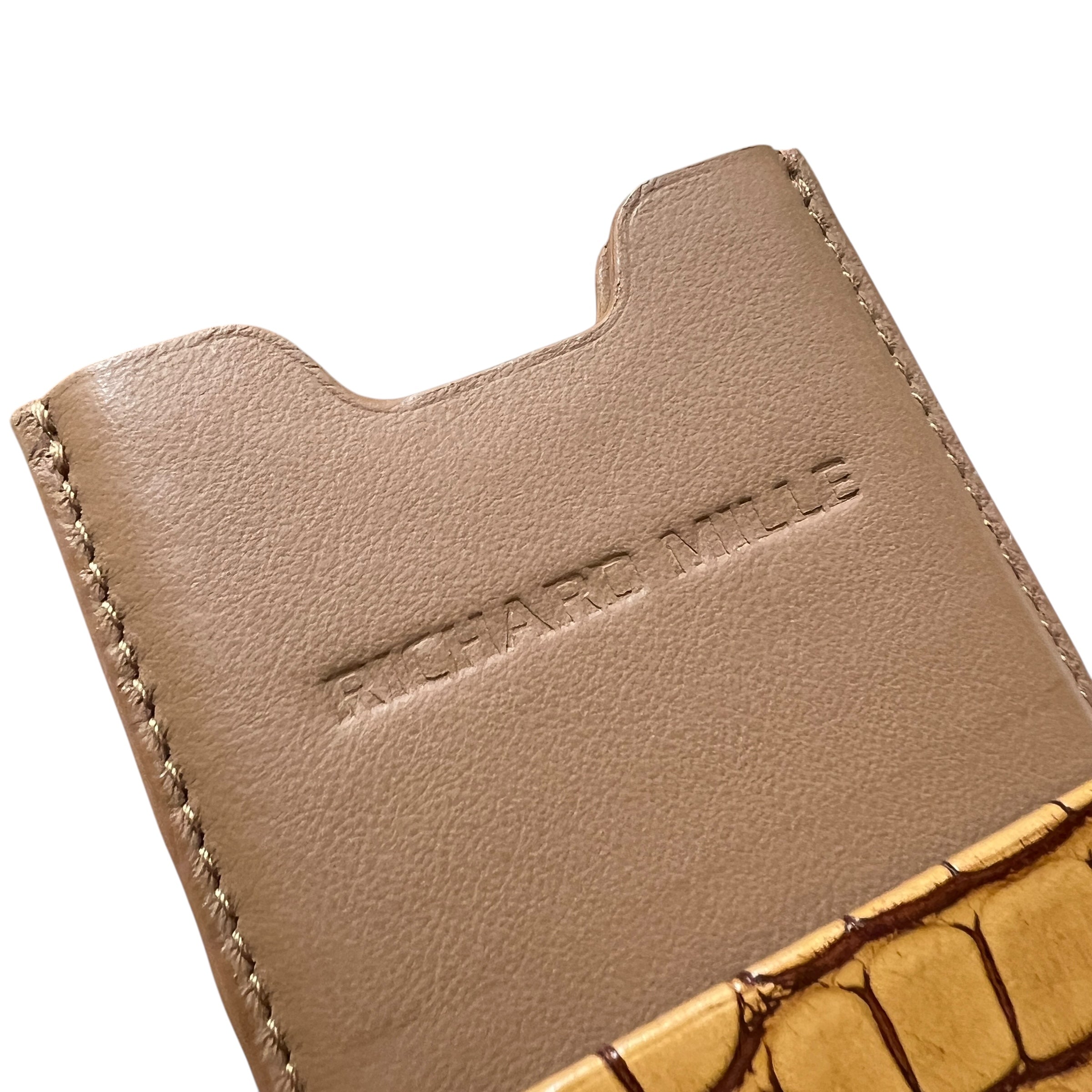 Portacarte in coccodrillo