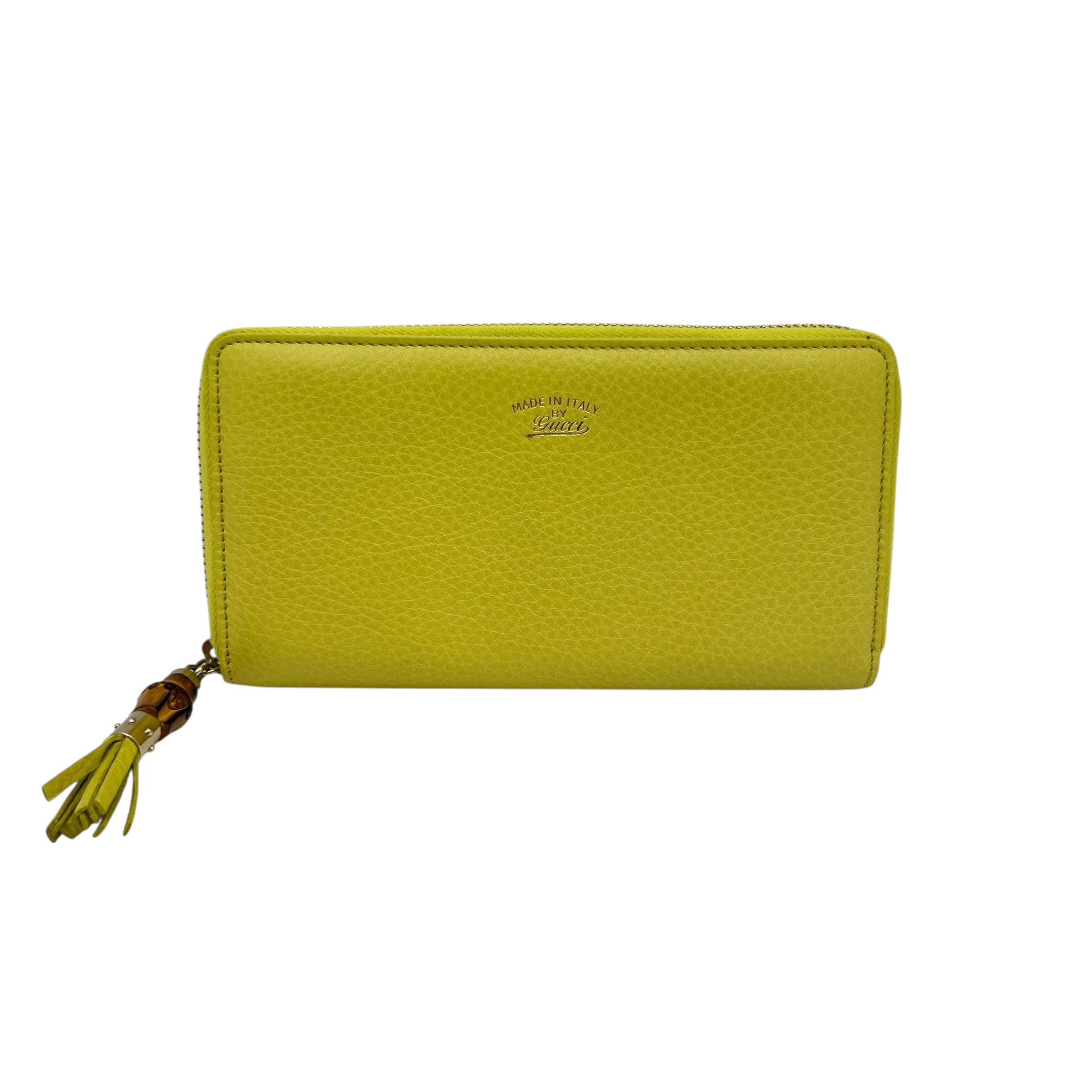Bamboo Tassel Portafoglio con cerniera