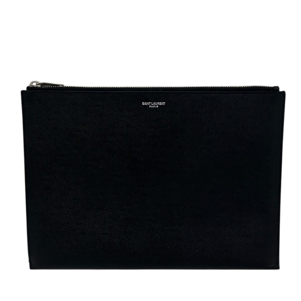 SAINT LAURENT POCHETTE IN PELLE GRAIN DE POUDRE