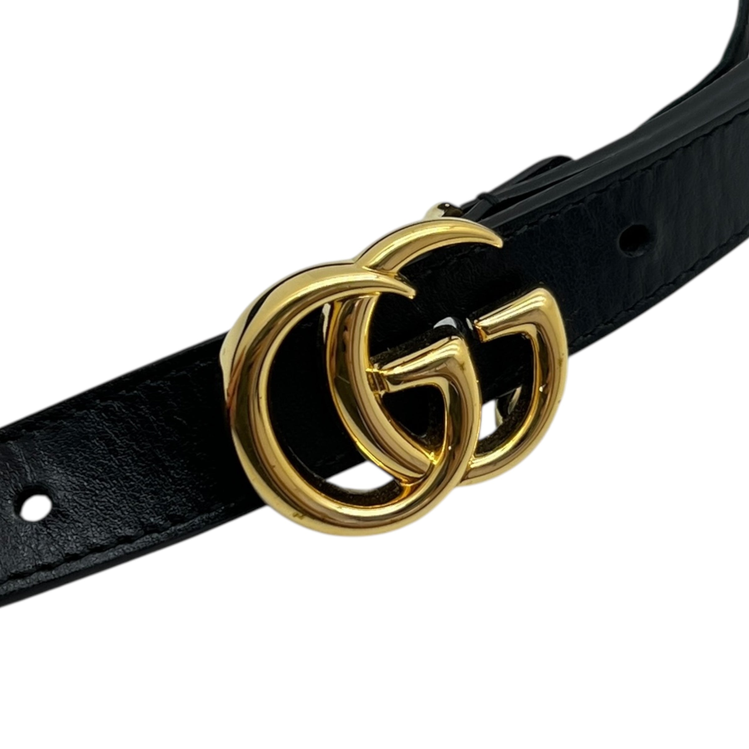 Gucci cintura da vita sottile GG Marmont tg 65