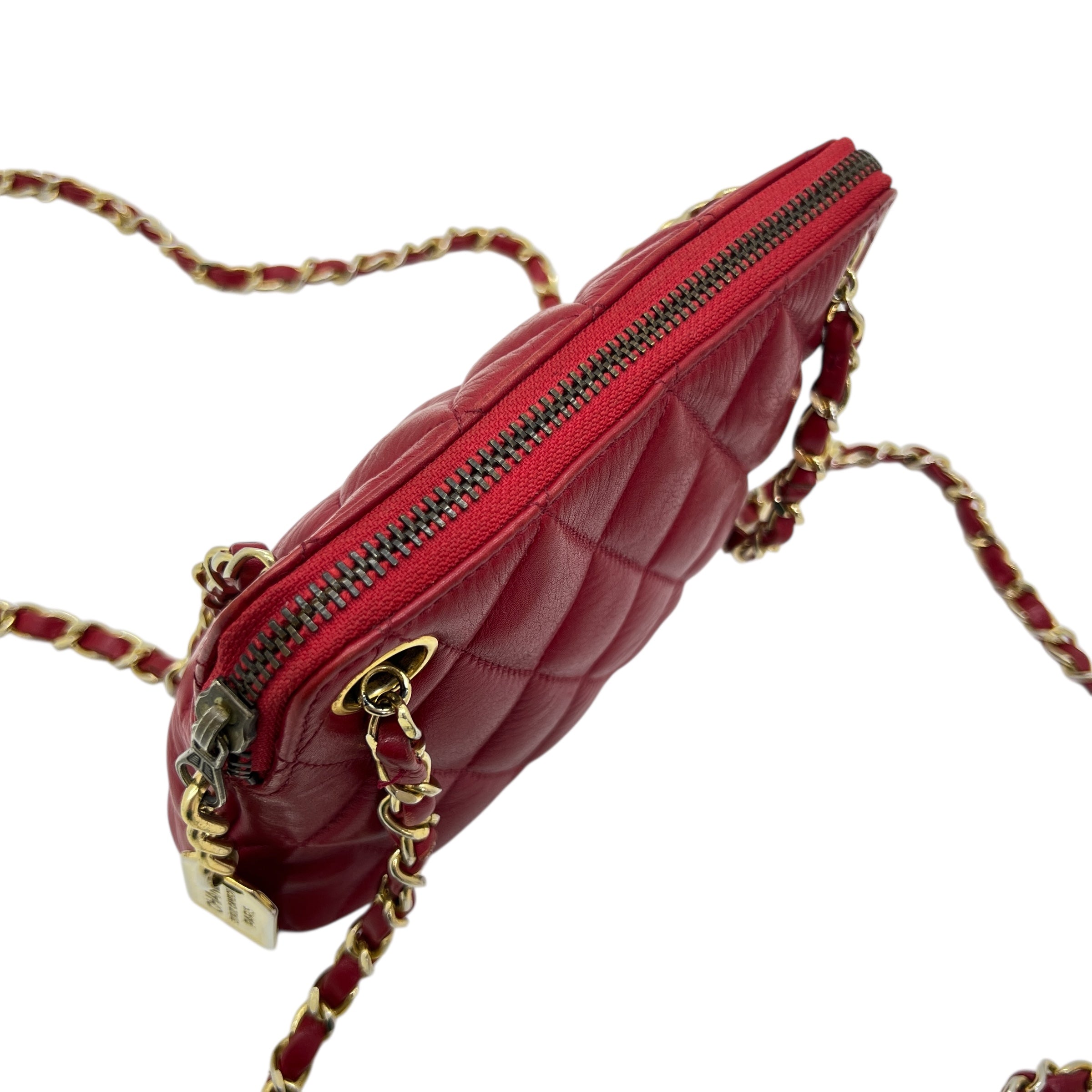 Mini borsa in agnello