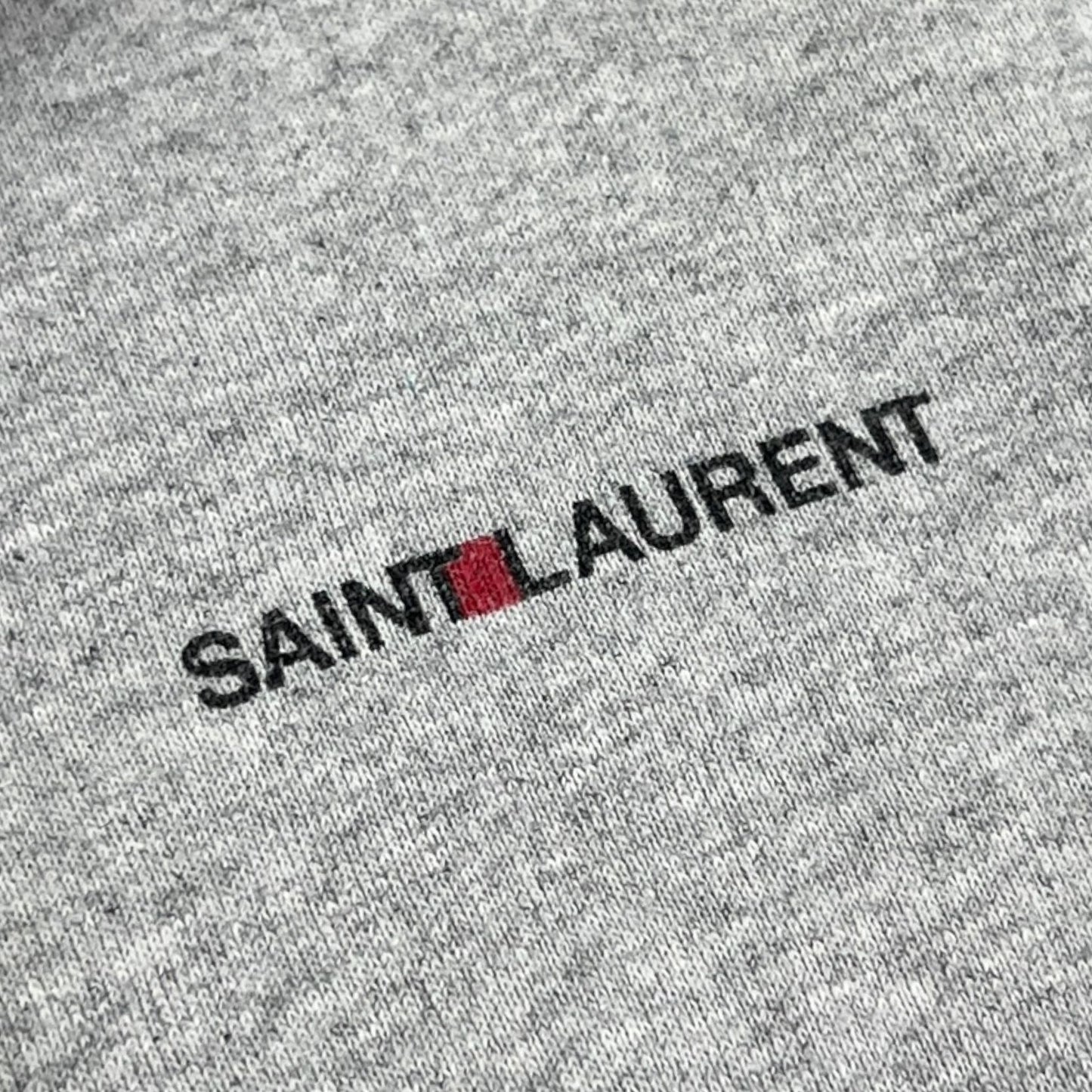 SAINT LAURENT FELPA CON STAMPA TG S