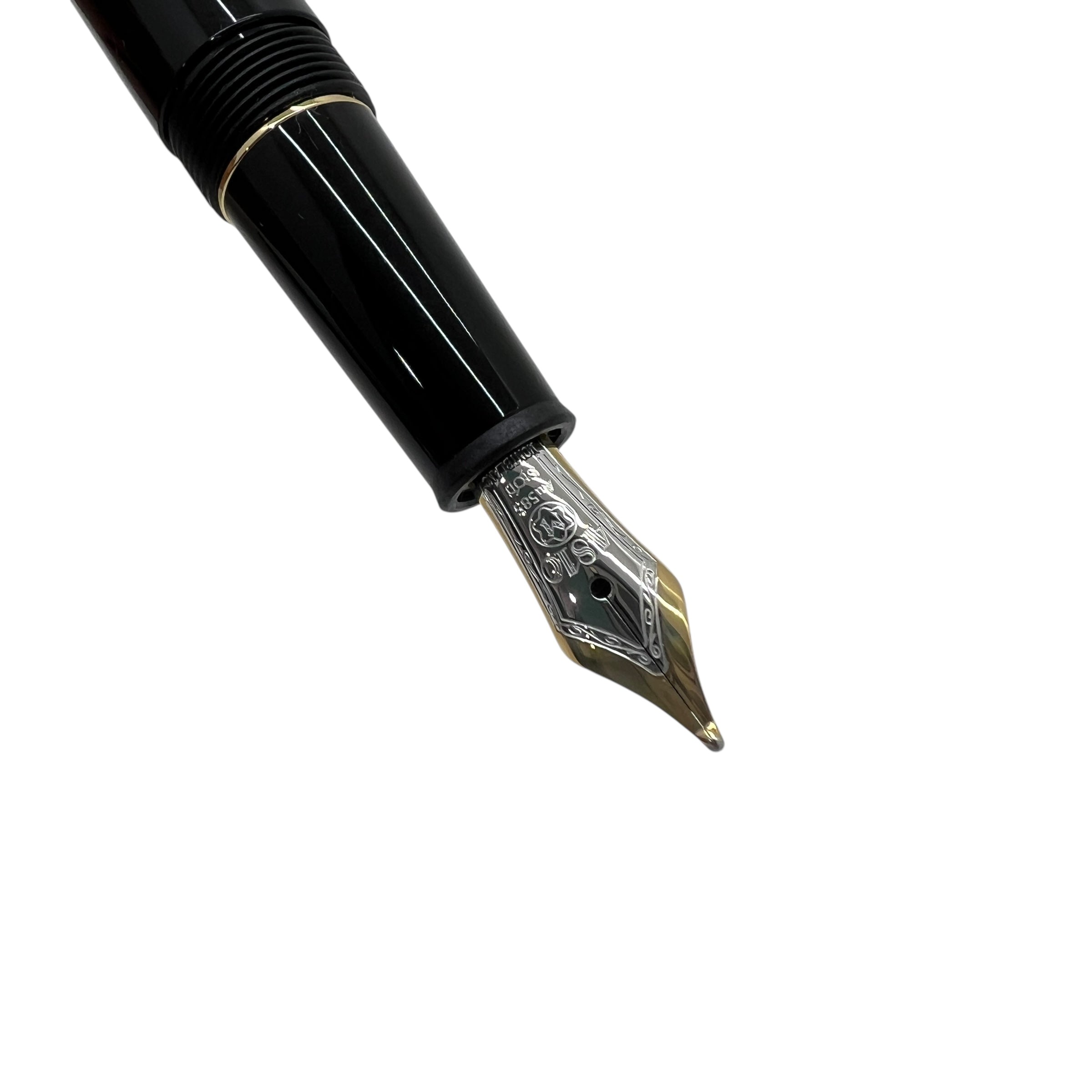 Meisterstück Stilografica placcata oro con inchiostro