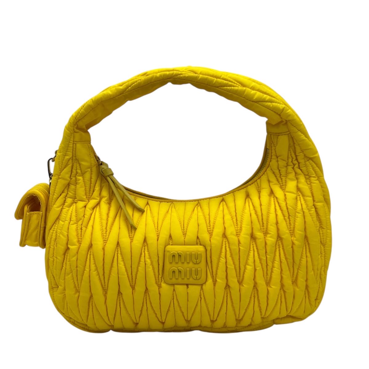 MIU MIU BORSA HOBO WANDER MATELASSÉ IN RE-NYLON