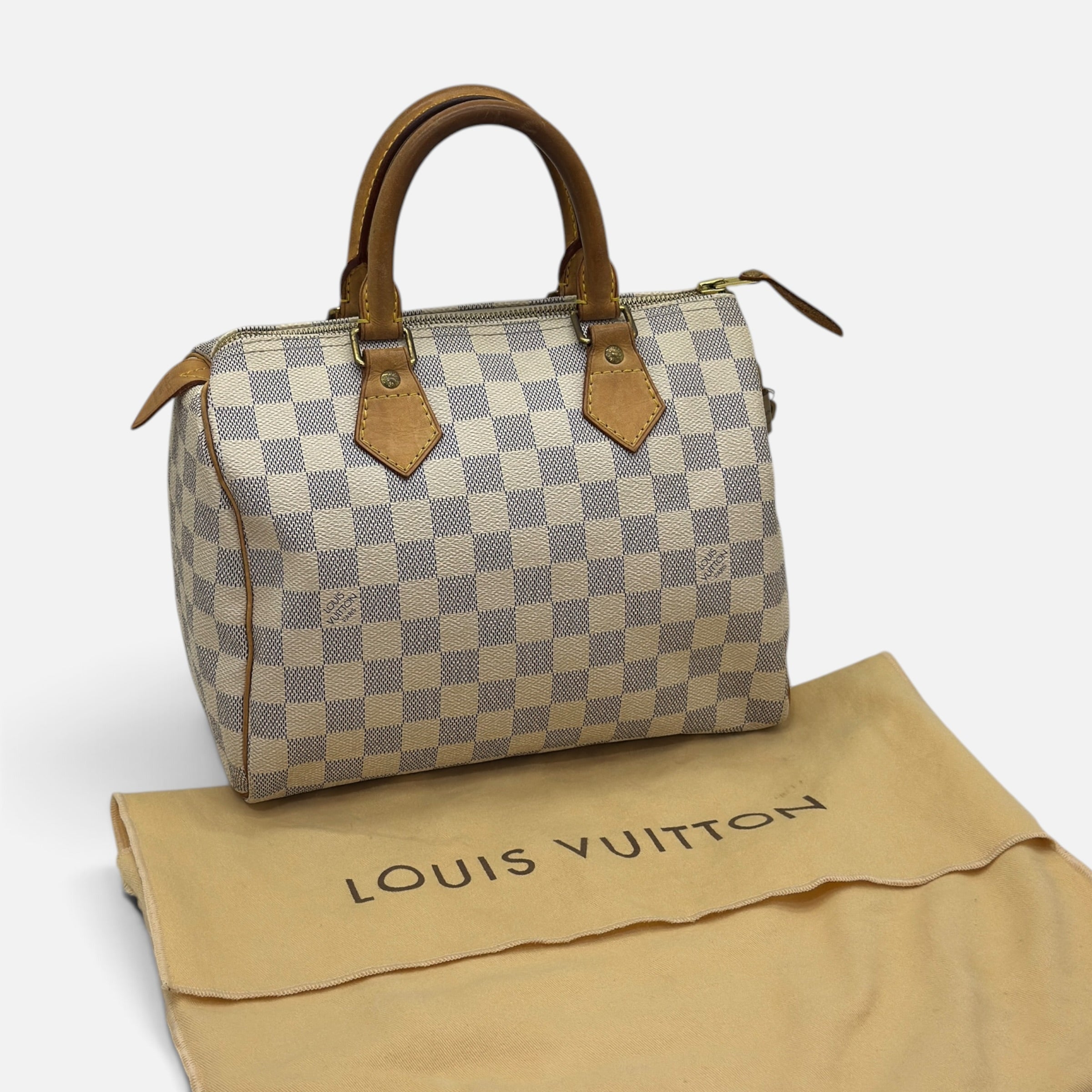 Speedy 25 Damier Azur
