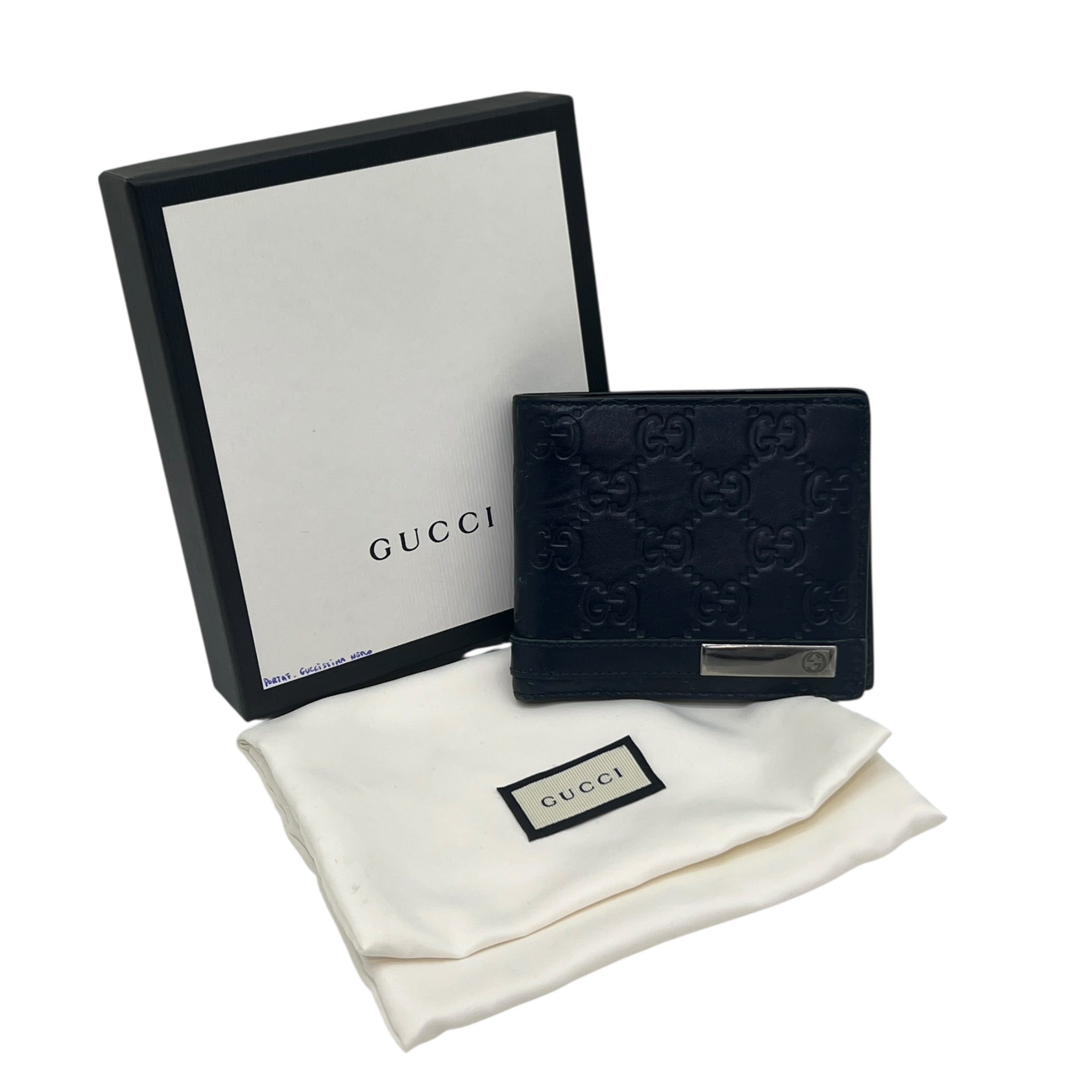 Portafoglio in pelle GG Signature