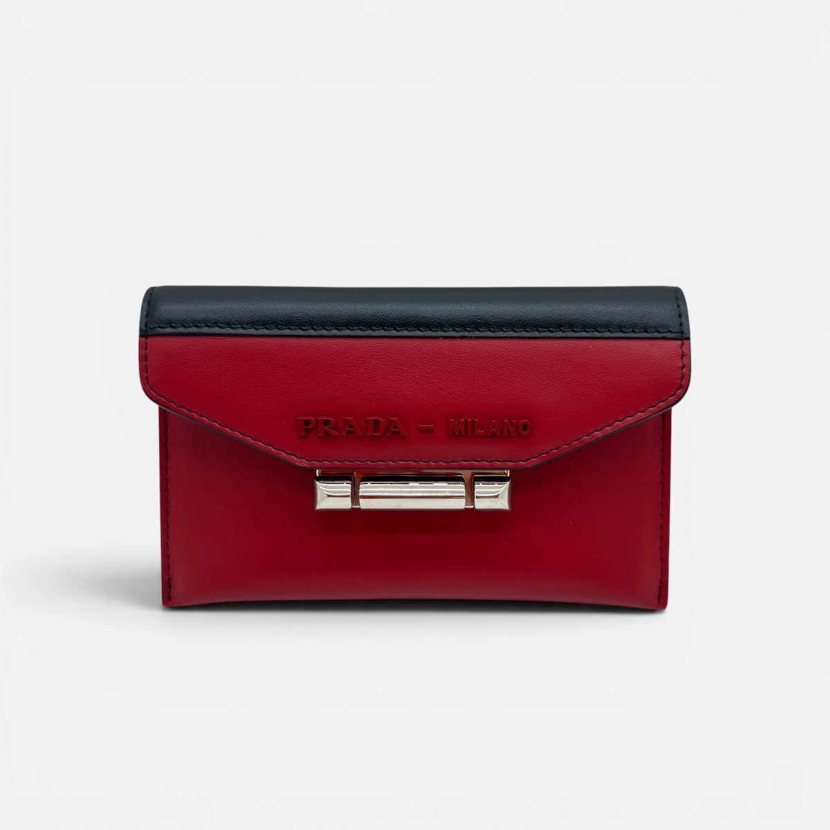 Prada portafoglio con porta carte
