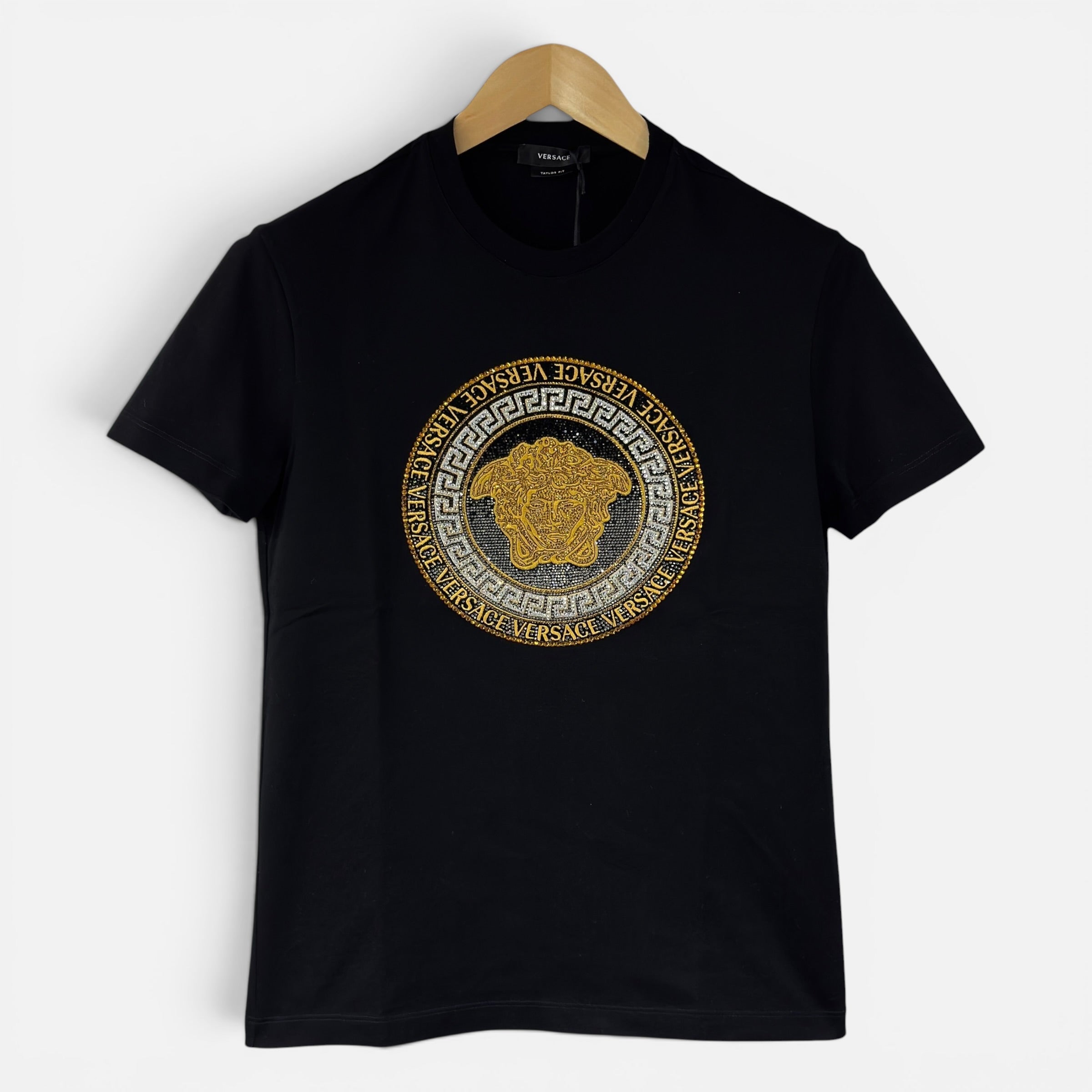T-shirt con strass taglia XS