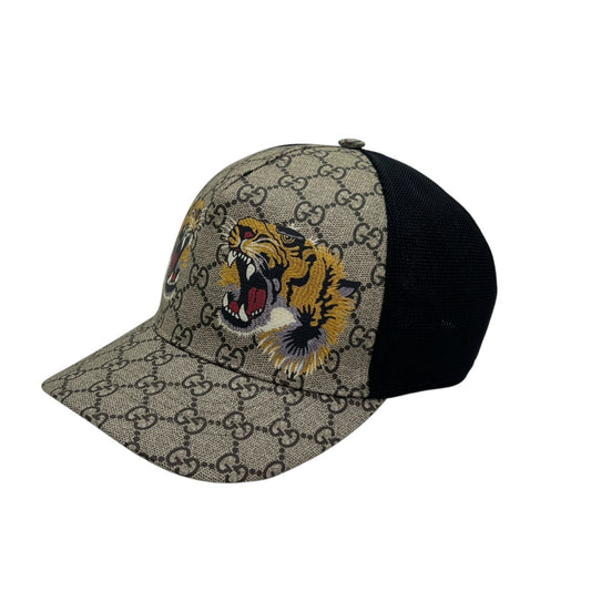 GUCCI CAPPELLINO DA BASEBALL TIGER IN GG SUPREME TG M