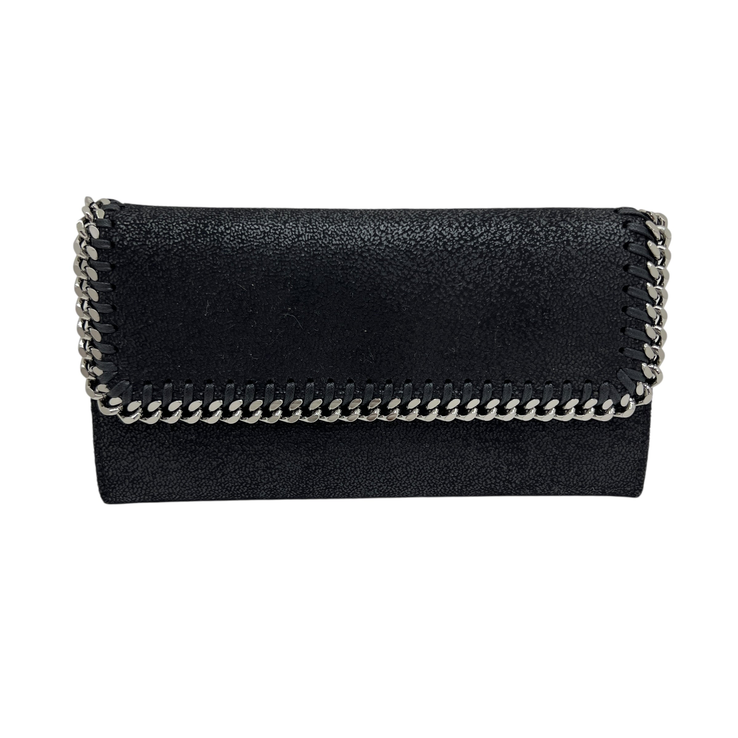 Portafoglio continental con patta Falabella