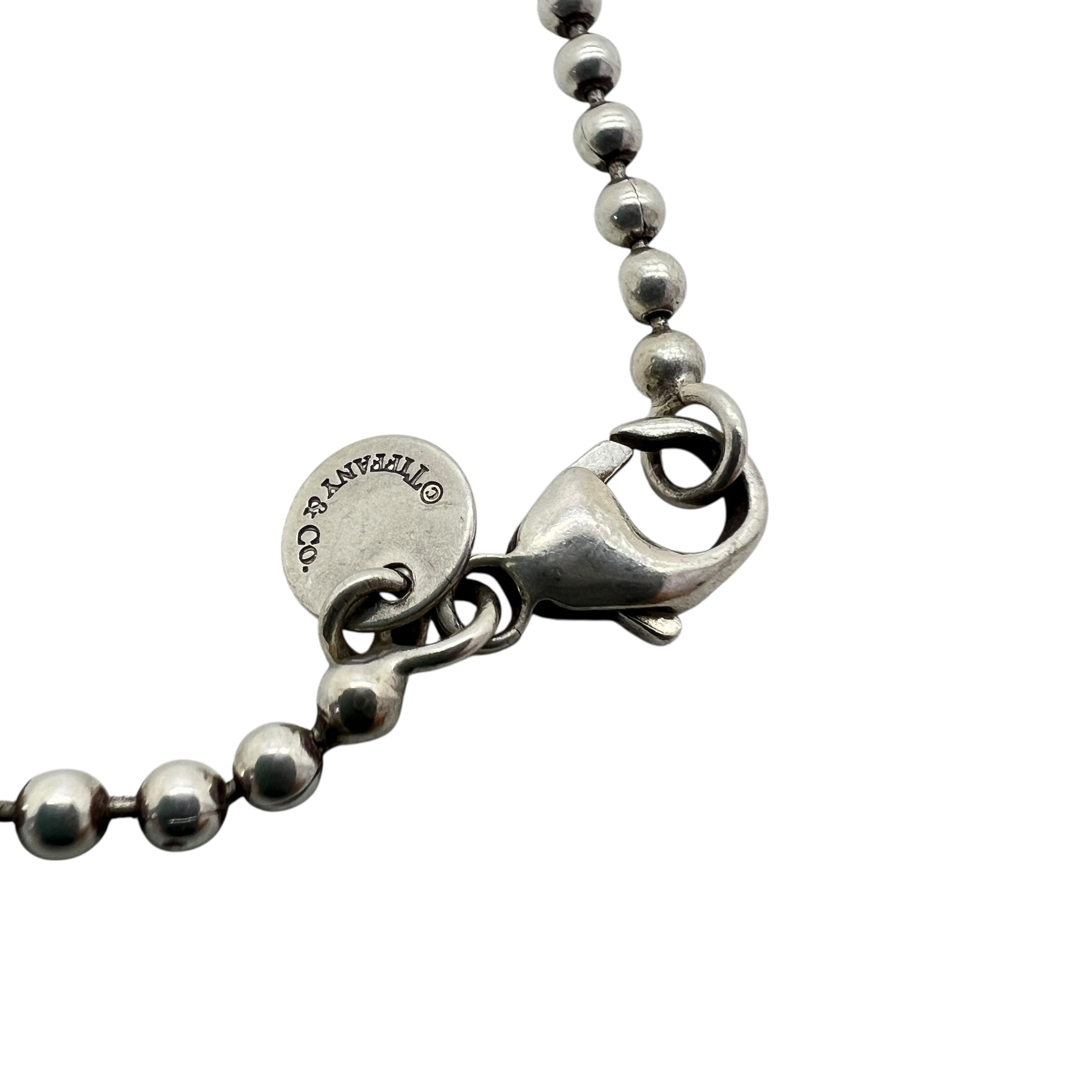 Pendente Heart Tag grande con catena