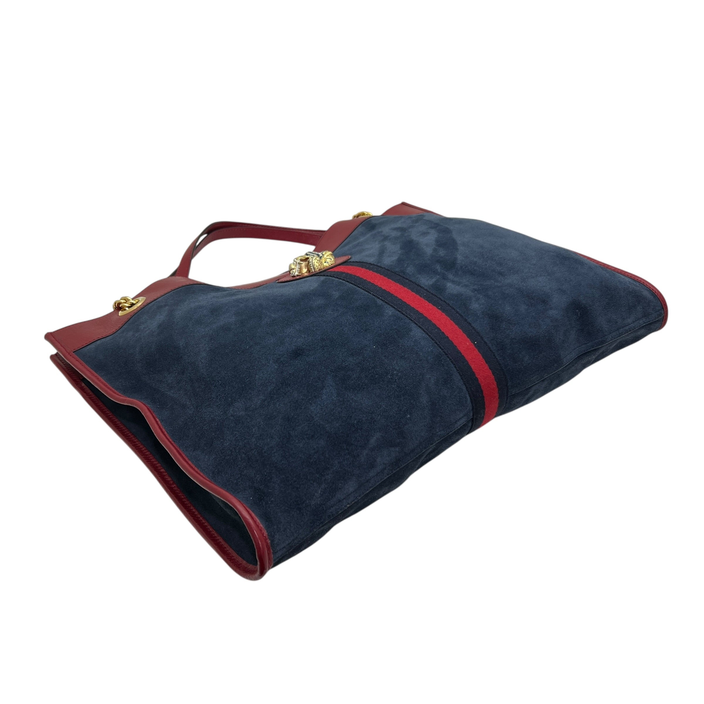 Raja borsa shopping in pelle scamosciata