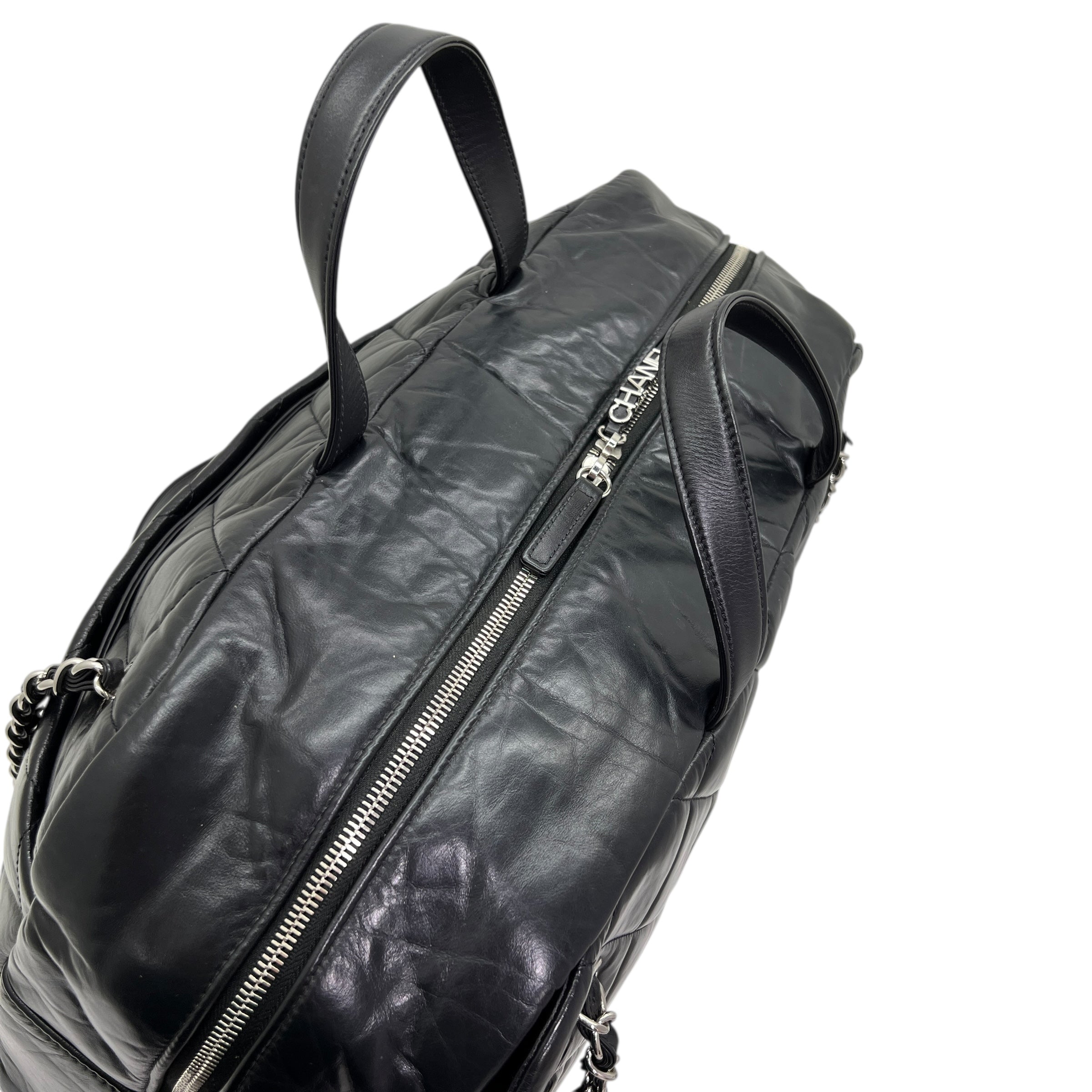 Bowling Oversize Borsone in pelle