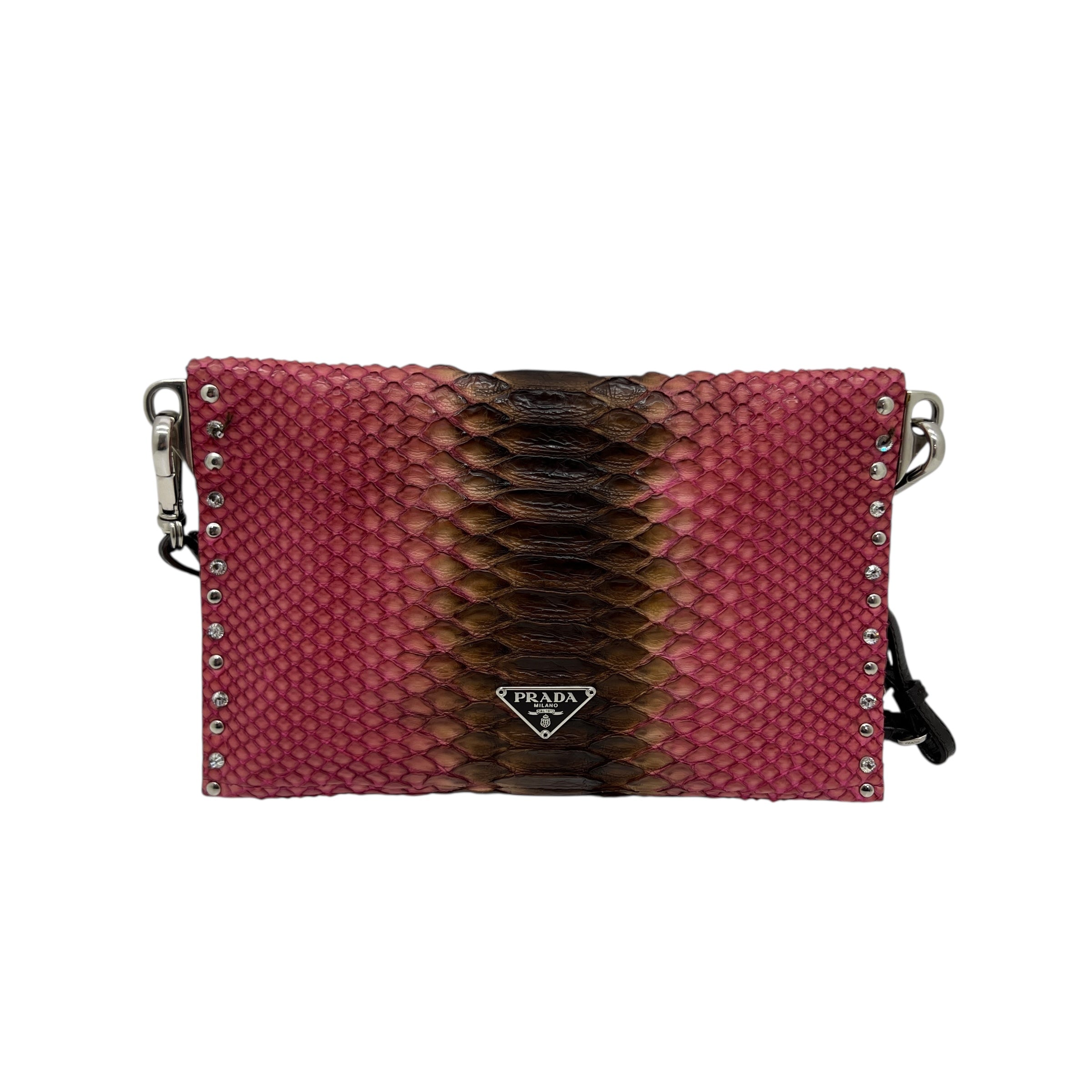 Pochette in pitone
