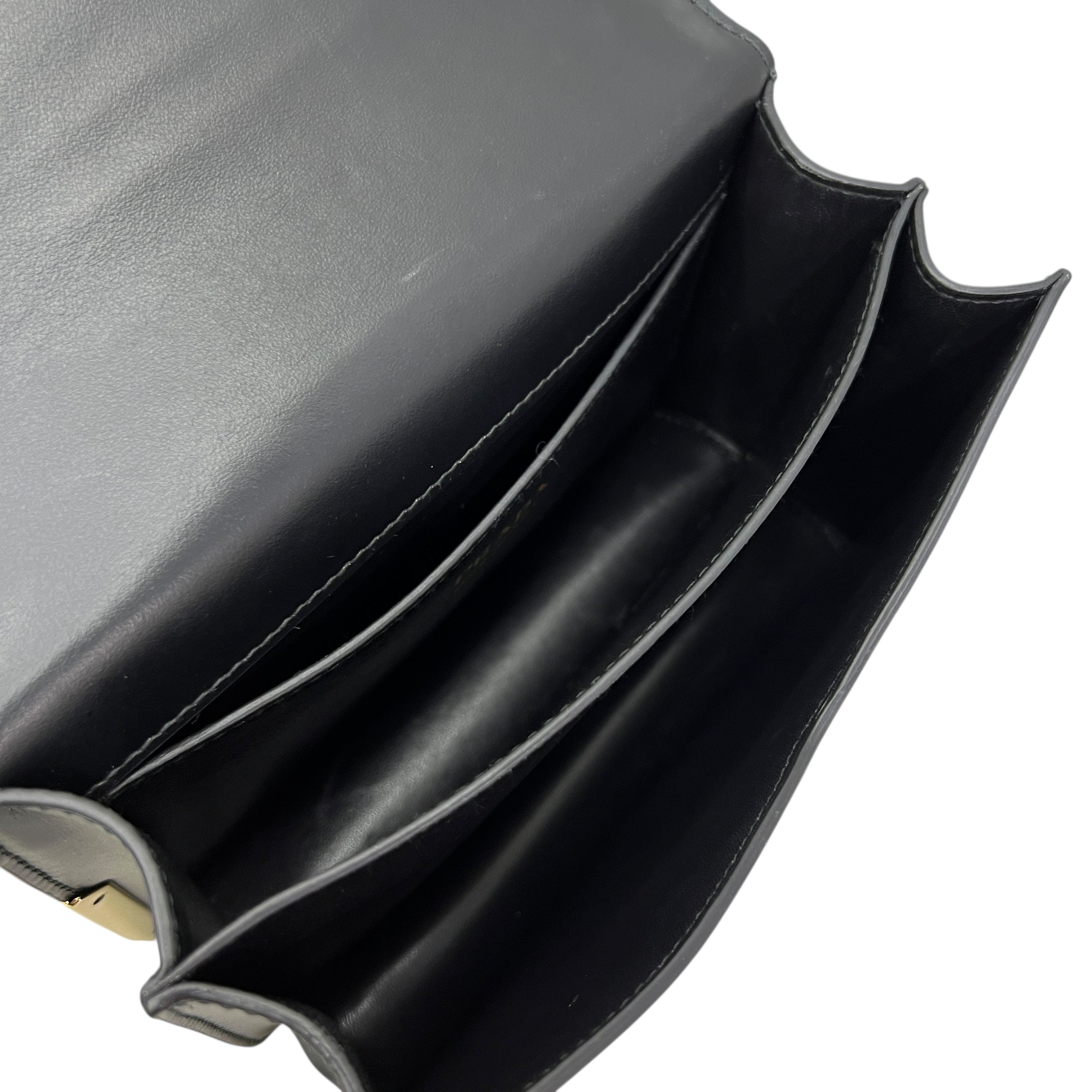 Borsa a spalla in pelle liscia