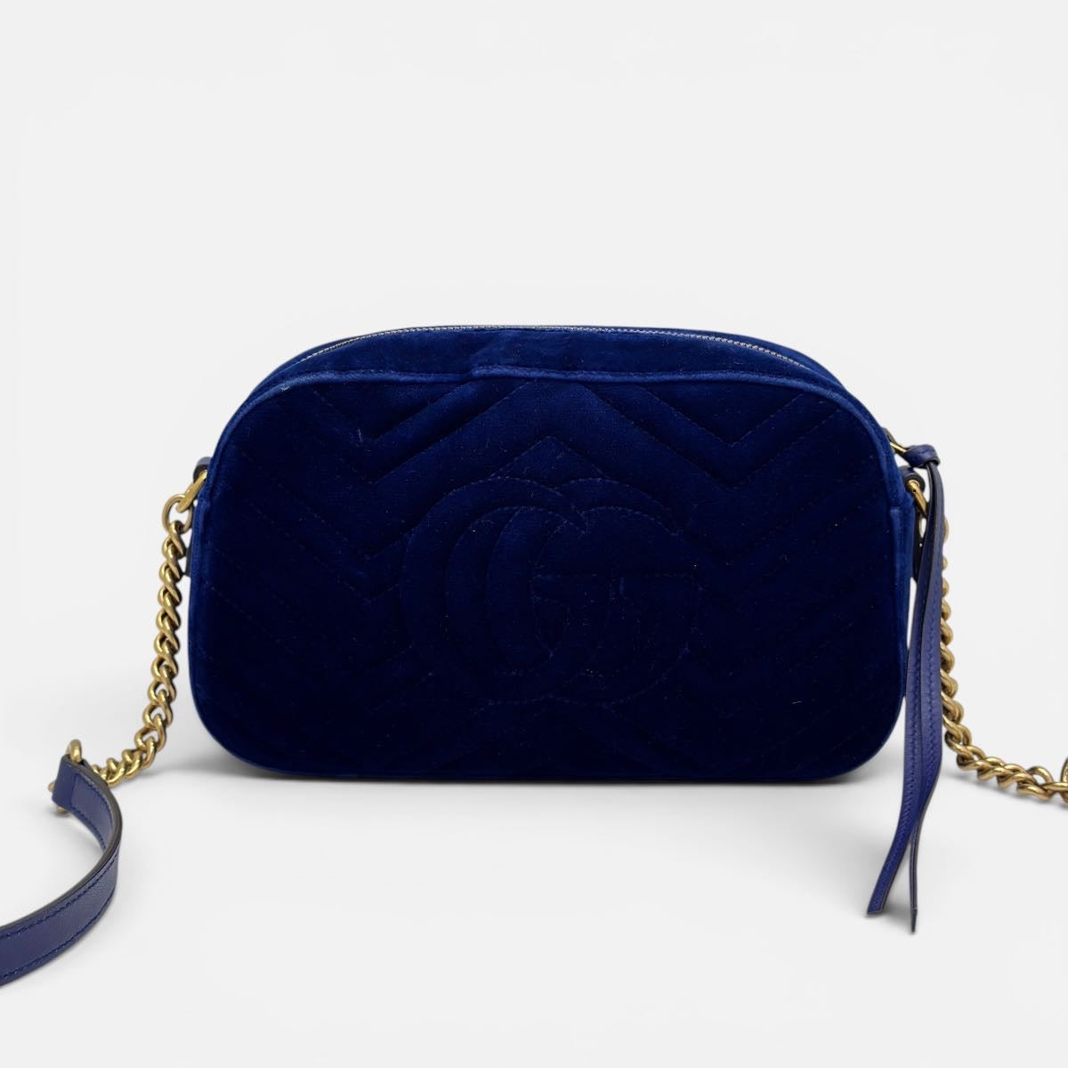 Camera bag GG Marmont in velluto