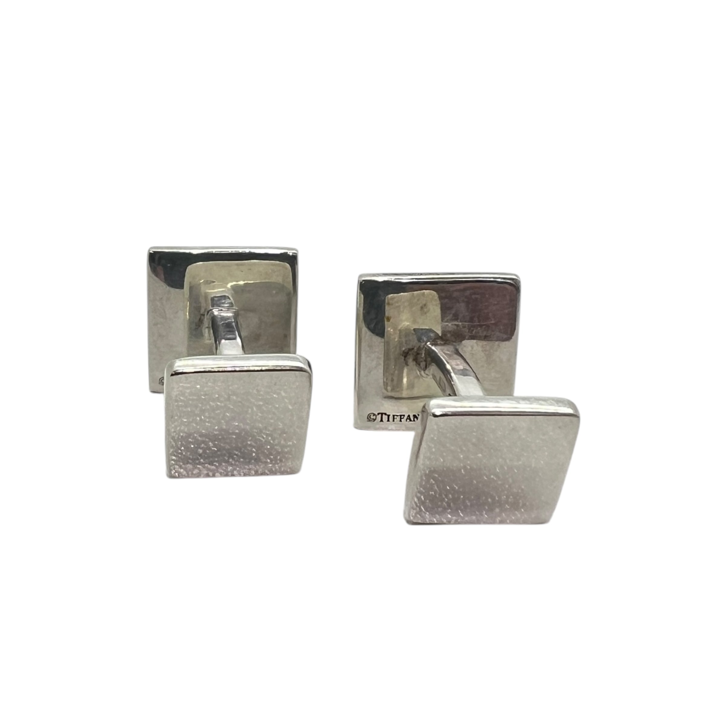 Gemelli quadrati in argento