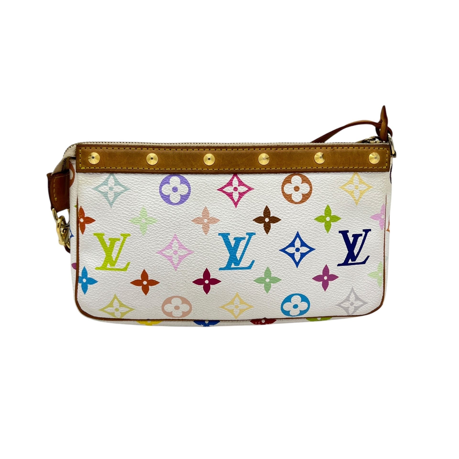 LOUIS VUITTON POCHETTE ACCESSOIRE MURAKAMI BIANCA