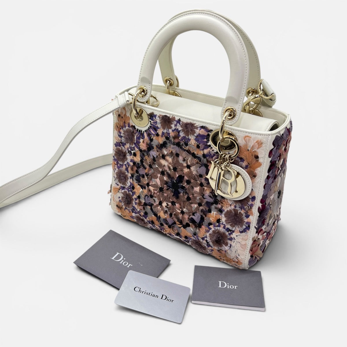Lady Dior flora borsa media