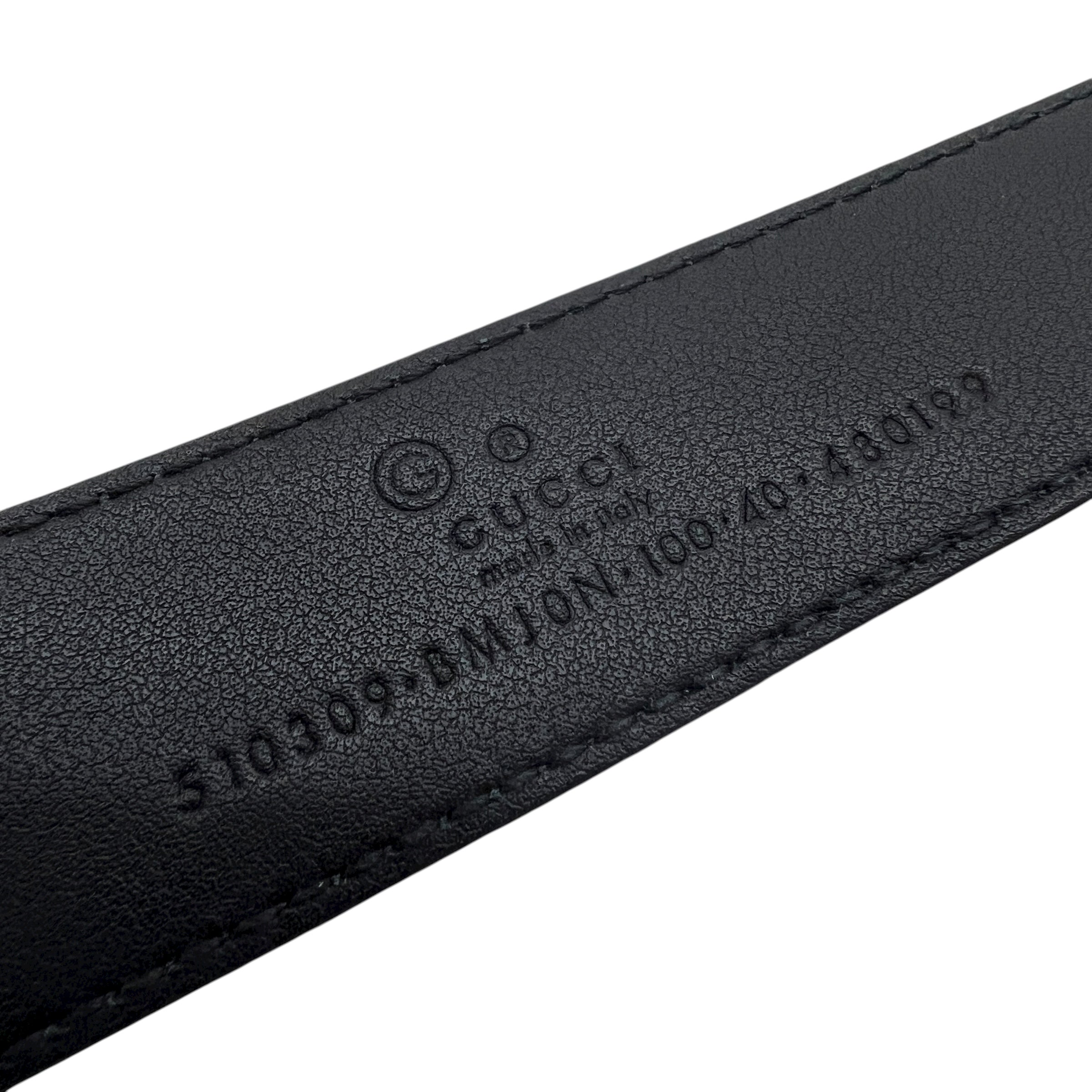 Cintura in pelle Signature