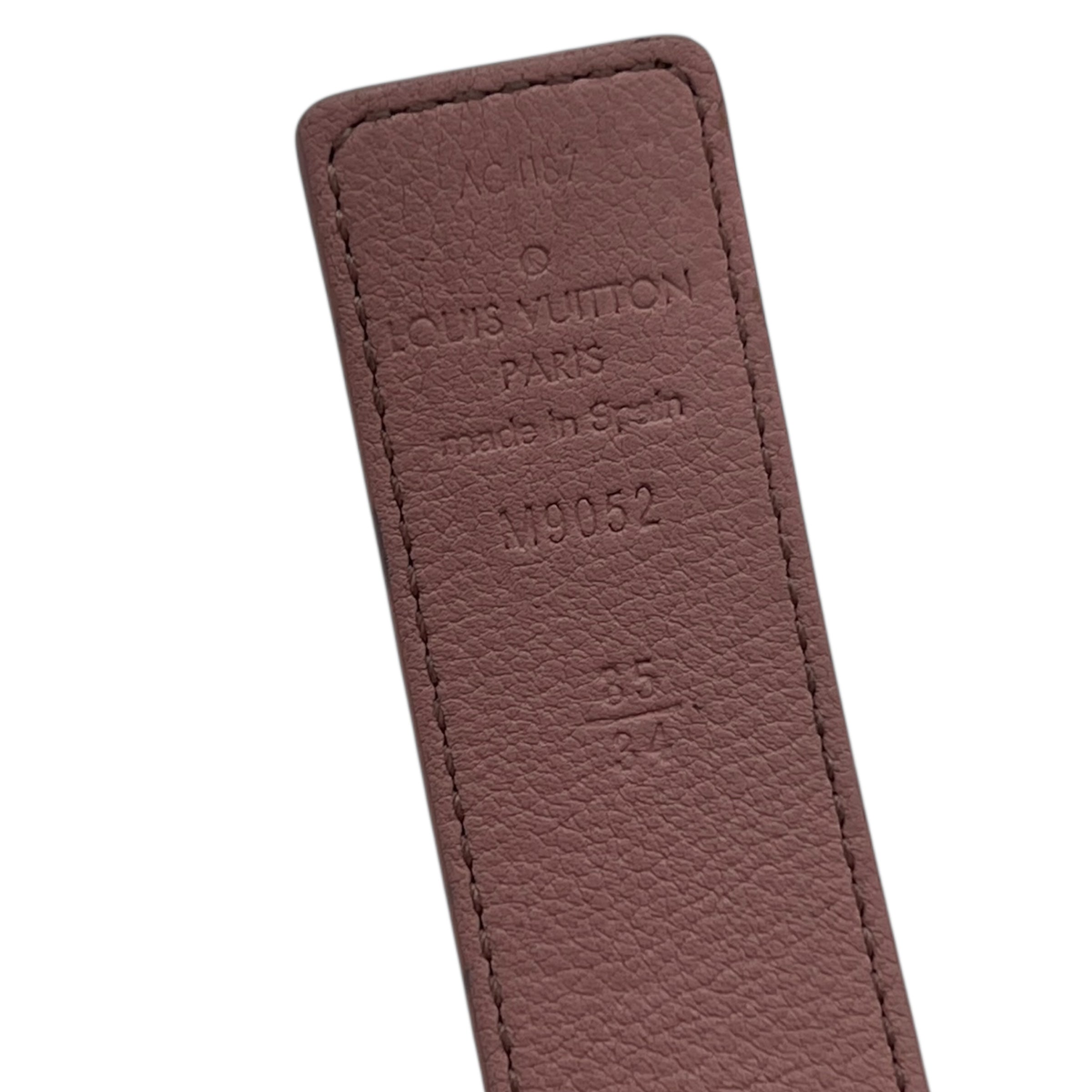 Cintura LV Initiales 30 mm taglia 85